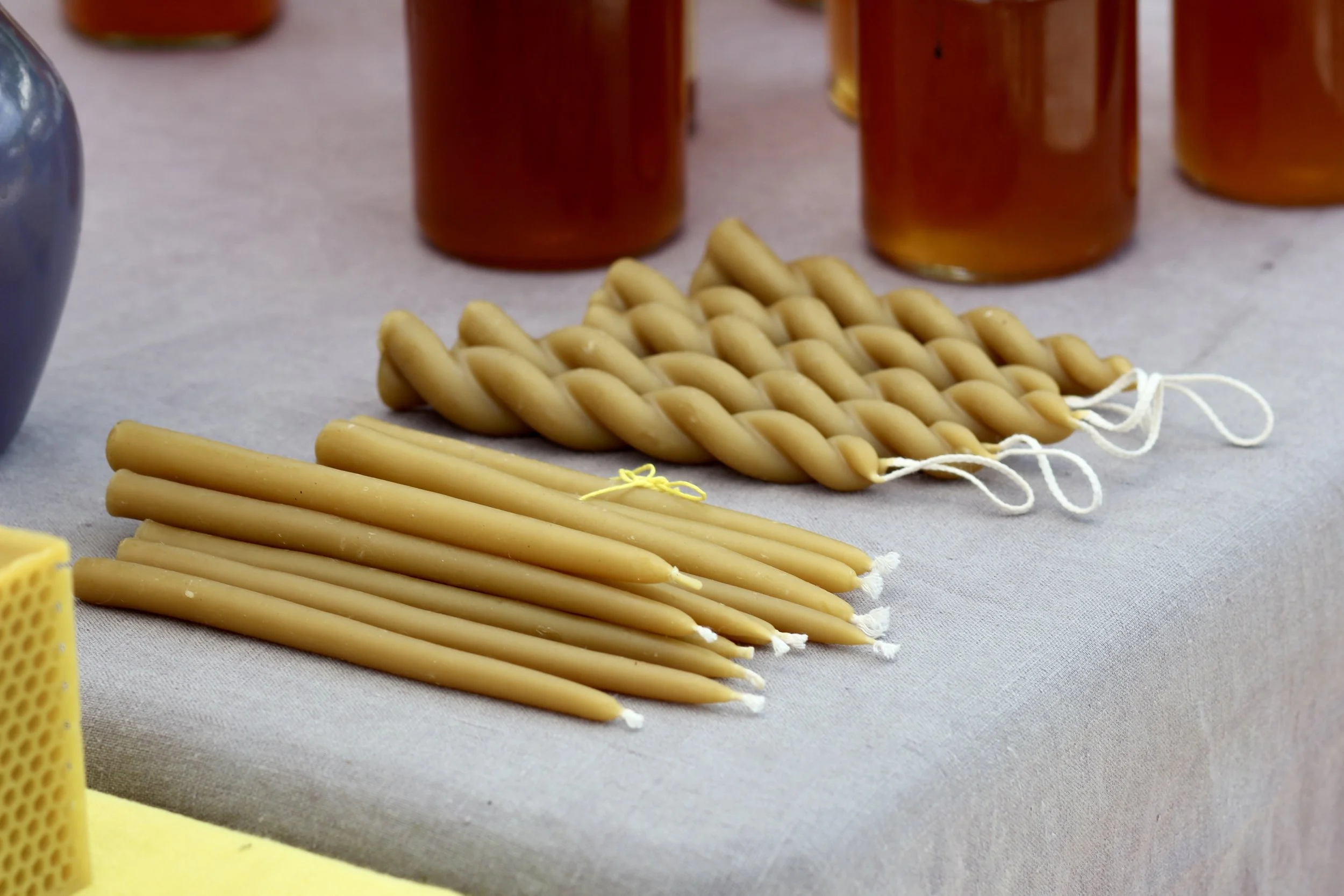 beeswax twisted taper