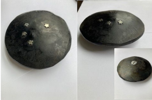 Urn. Mild Steel, Nickel. 2022