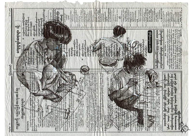 Orfèvres sur Journal - Mandalay