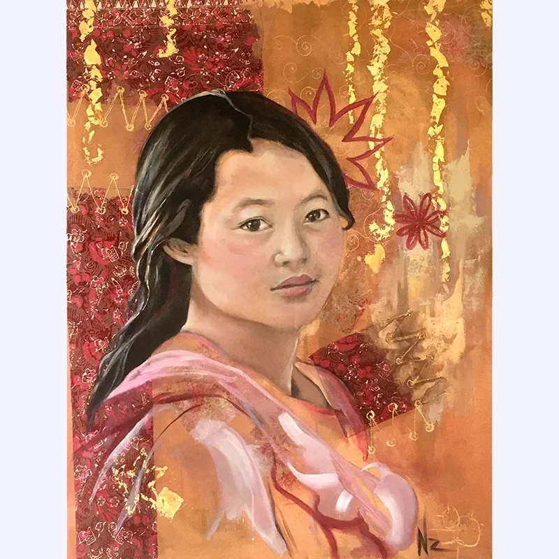 Douce Birmane du Triangle d'Or