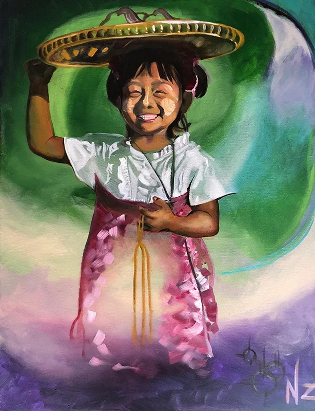 Petite Vendeuse Birmane