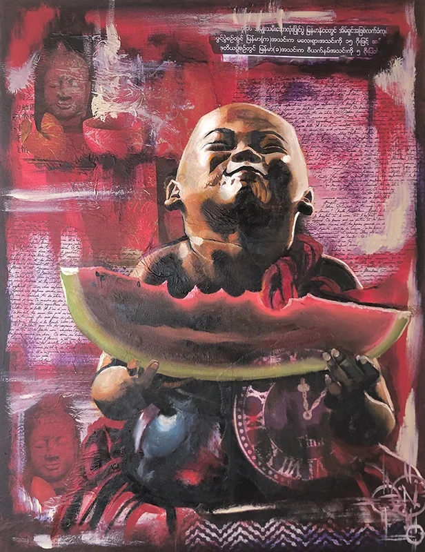 Petit Moine à la Pastèque