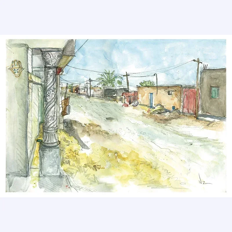 tunisie-rue-village-carnet-de-voyage-natacha-zenatti.webp