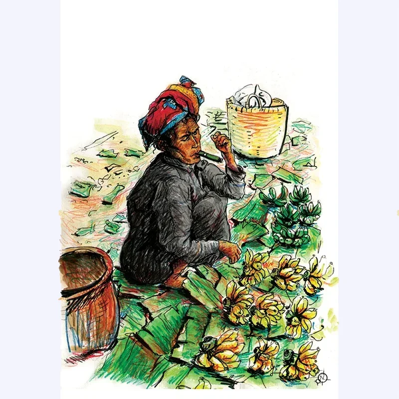 Vendeuse au Cigare - Lac Inle