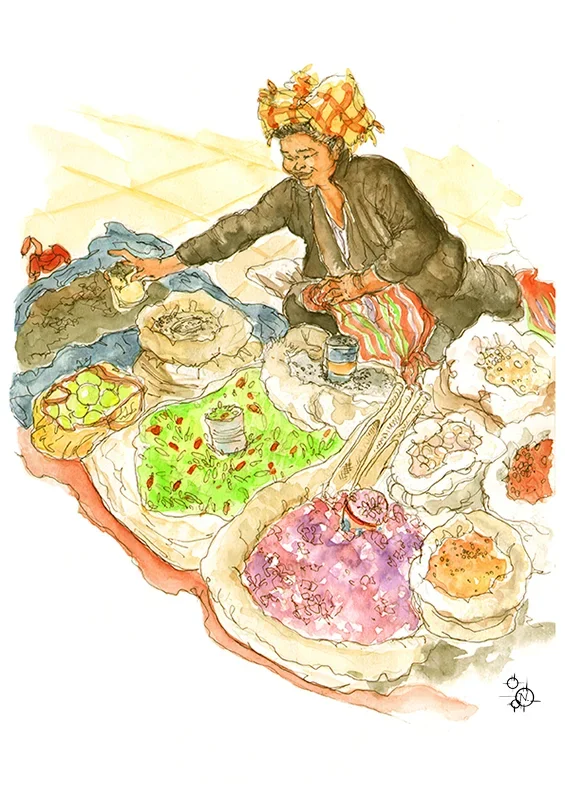 Petite Vendeuse du Lac inle