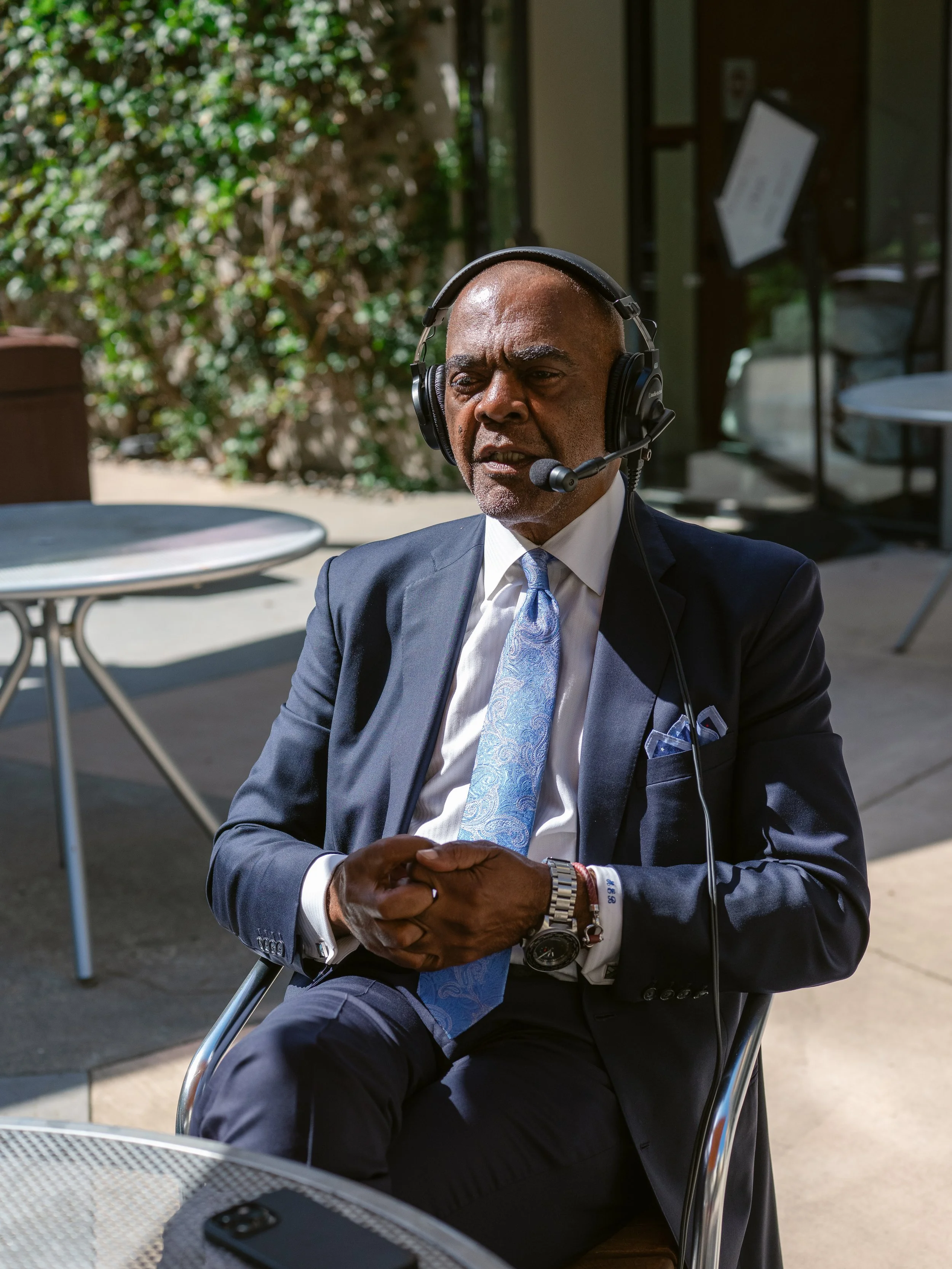 Michael Baines and Kathy Davis and The George Davis Senior Center 