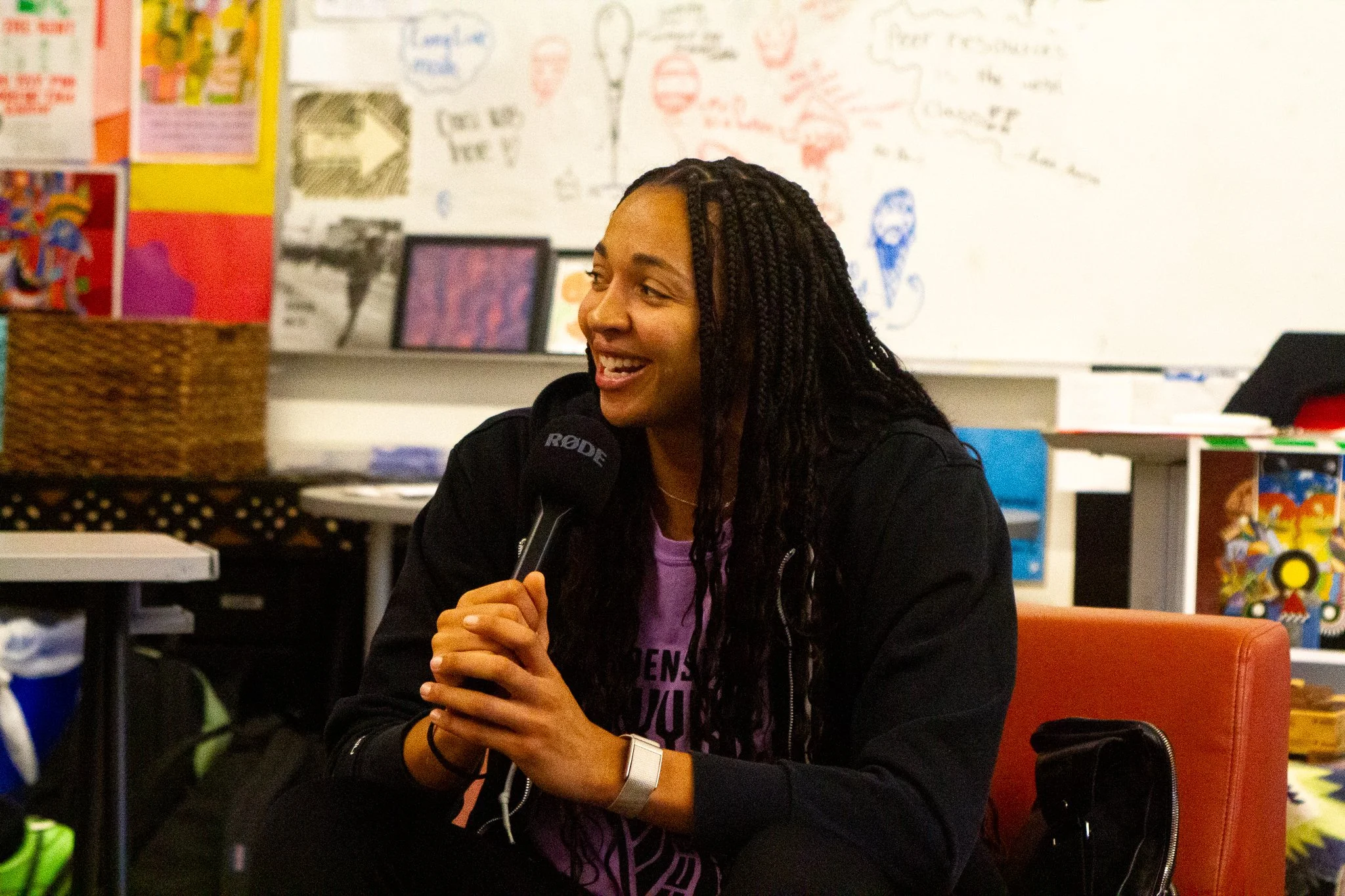 Peer Talk Interviews: Golden State Valkyries Center: Kiah Stokes!