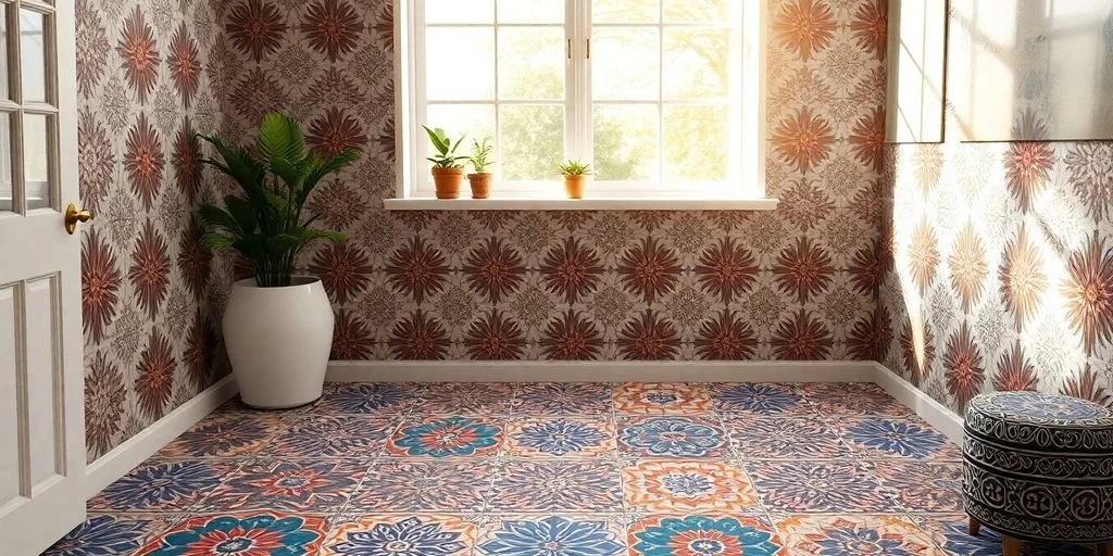 Peel and stick floor tile guide with DIY installation tips