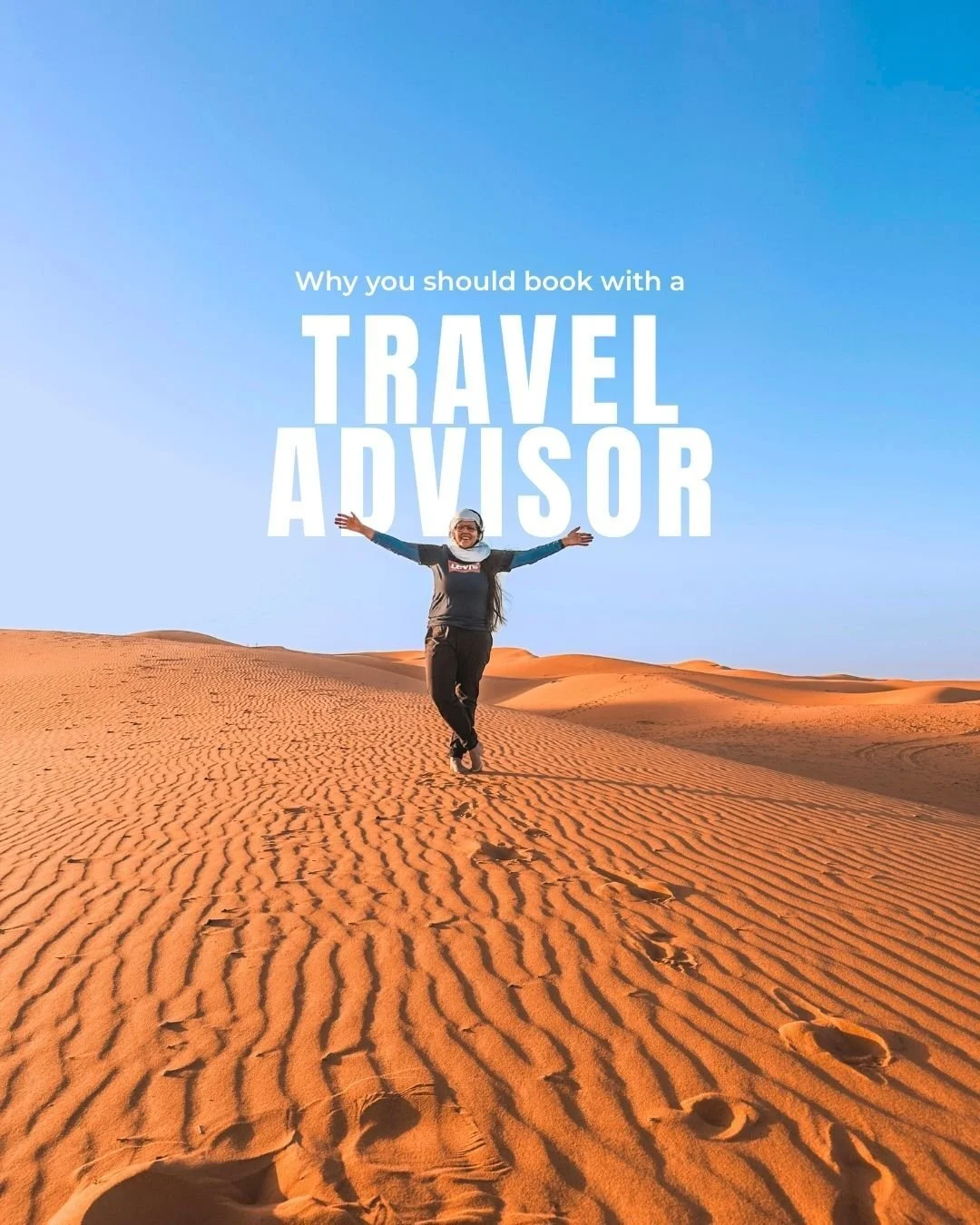Websites show options. But travel advisors bring strategy, support, and peace of mind to your vacation.

Connect with  to start planning today! 🌏 ✈️ #TravelTips #TravelBetter #TravelAdvisor