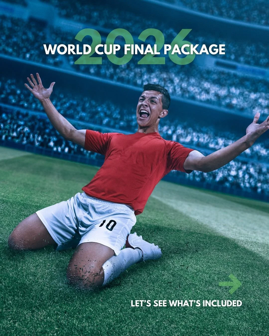 Score the ultimate soccer fan experience at the 2026 World Cup Final! ⚽

Secure your package with exclusive perks ONLY when booking with me through Roadtrips. 🌟 #TravelBetter #2026WorldCup #United2026