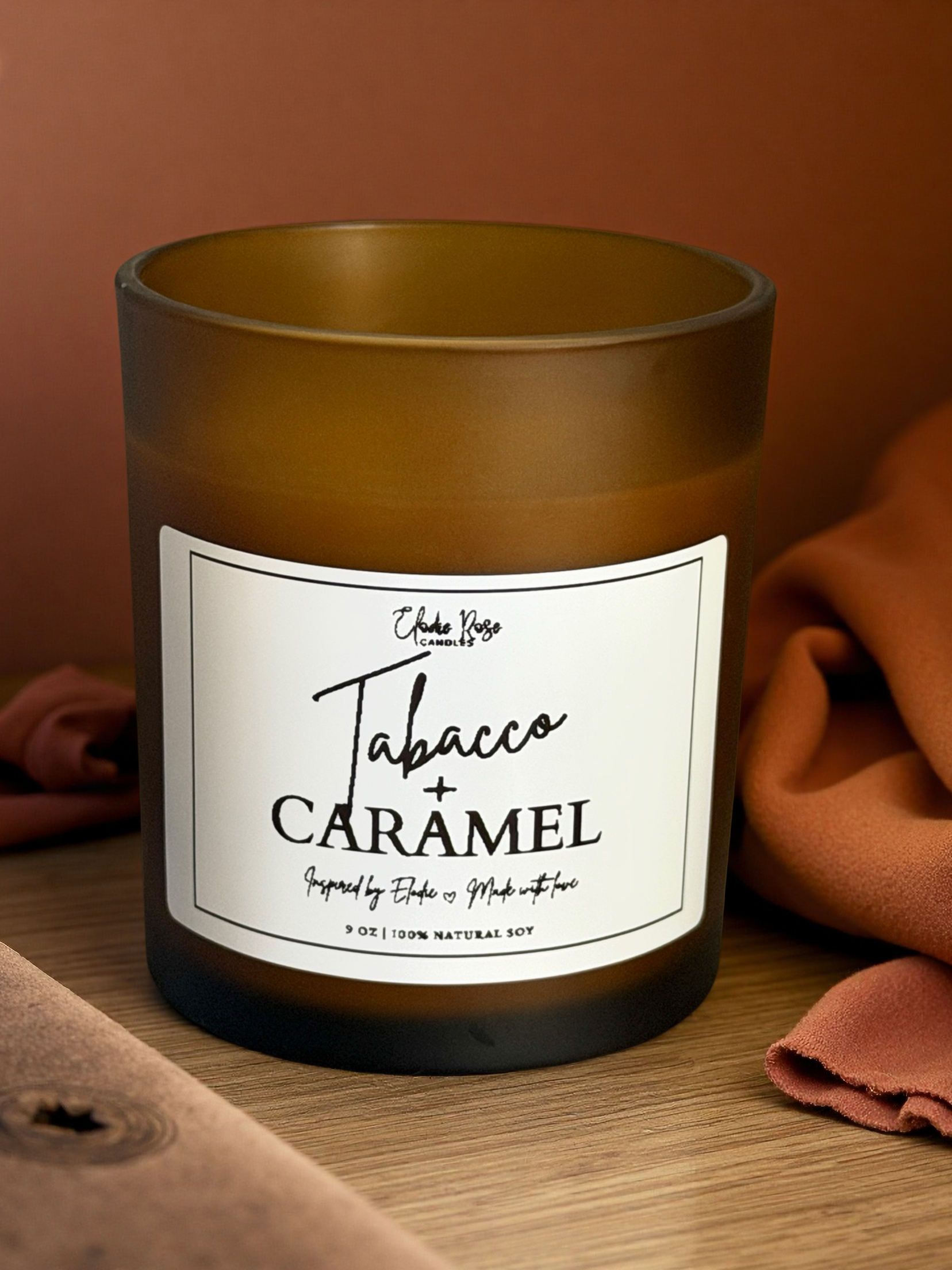 Tobacco + Caramel – 9 oz