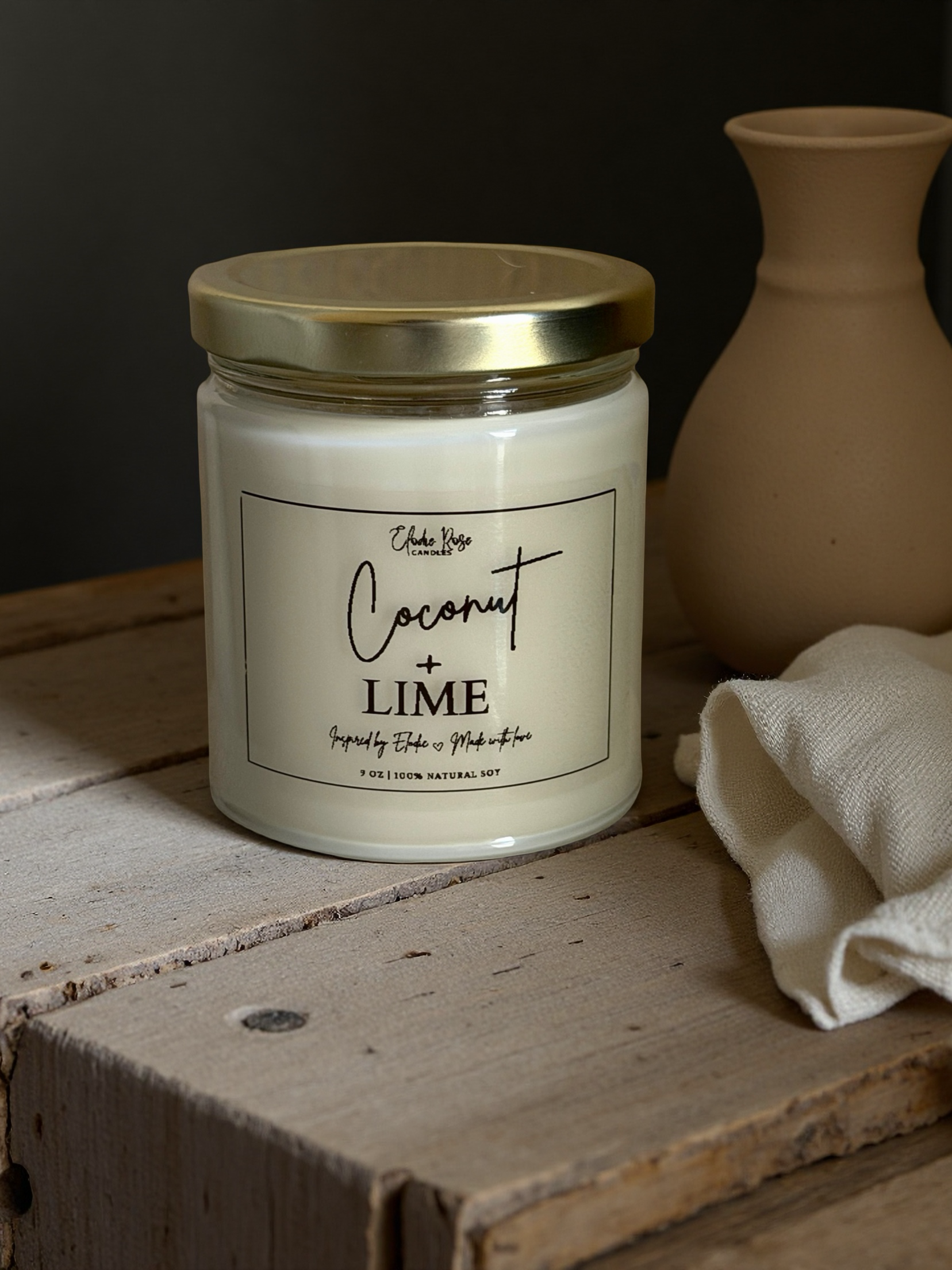 Coconut + Lime  –  9 oz