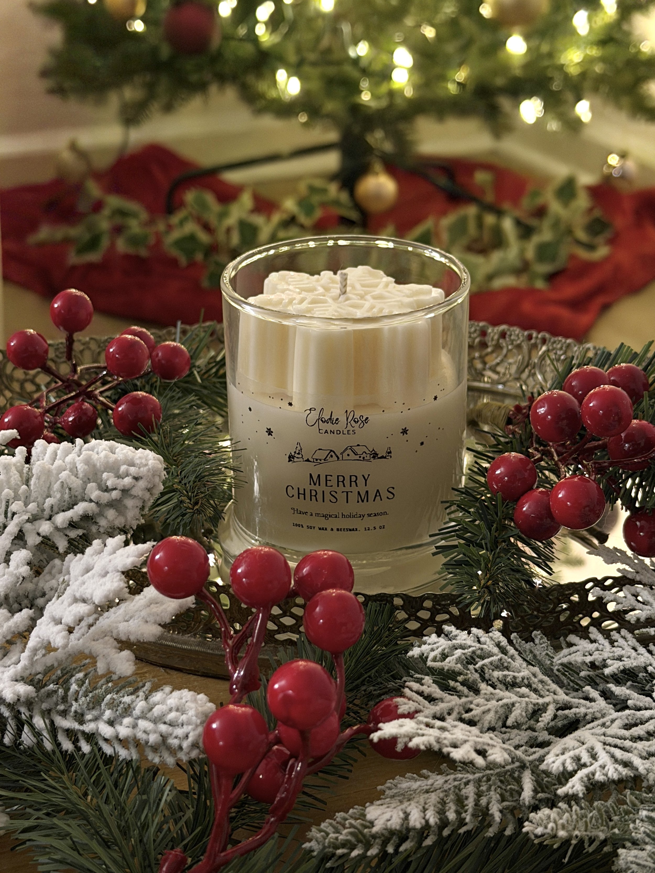 Winter Snowflake Glow