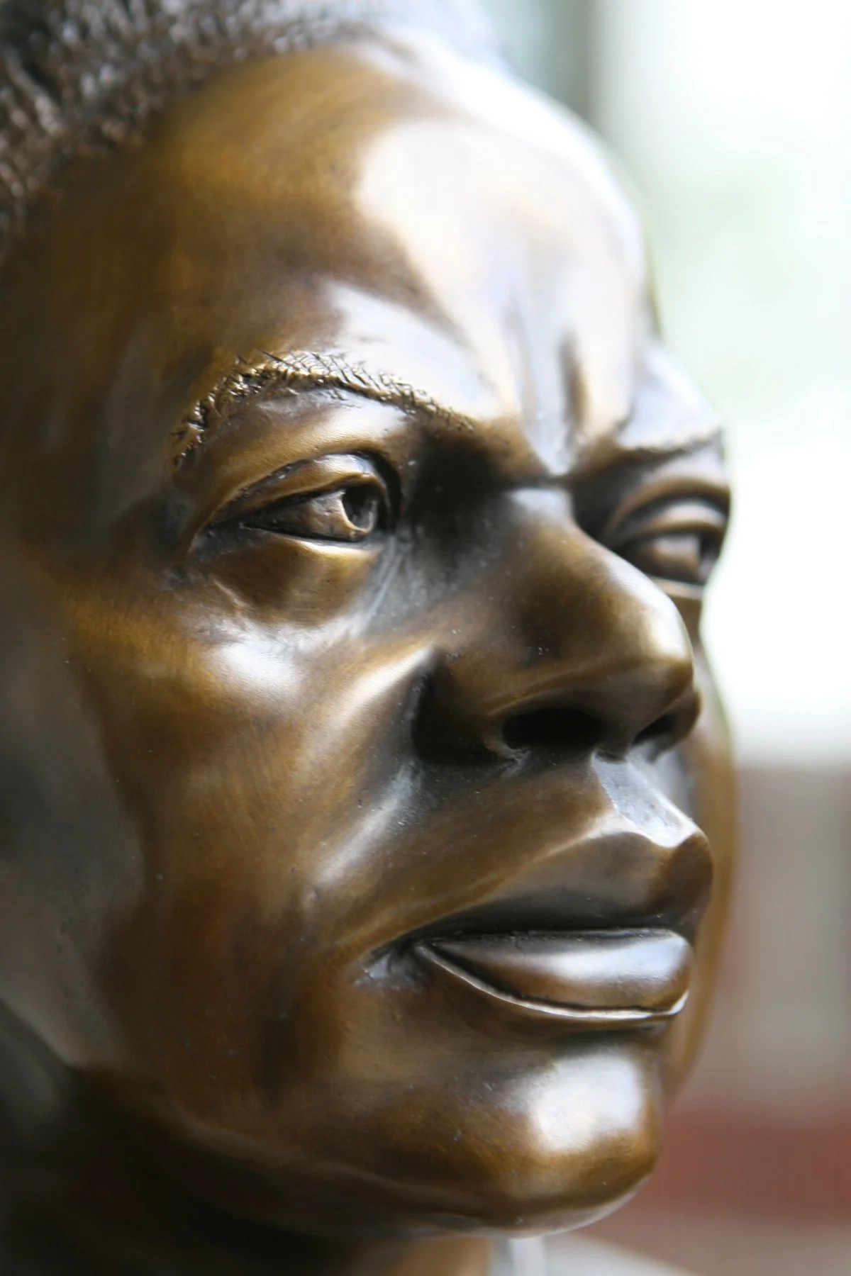 Detail of Sadie sculpture by Maureen O'Neill