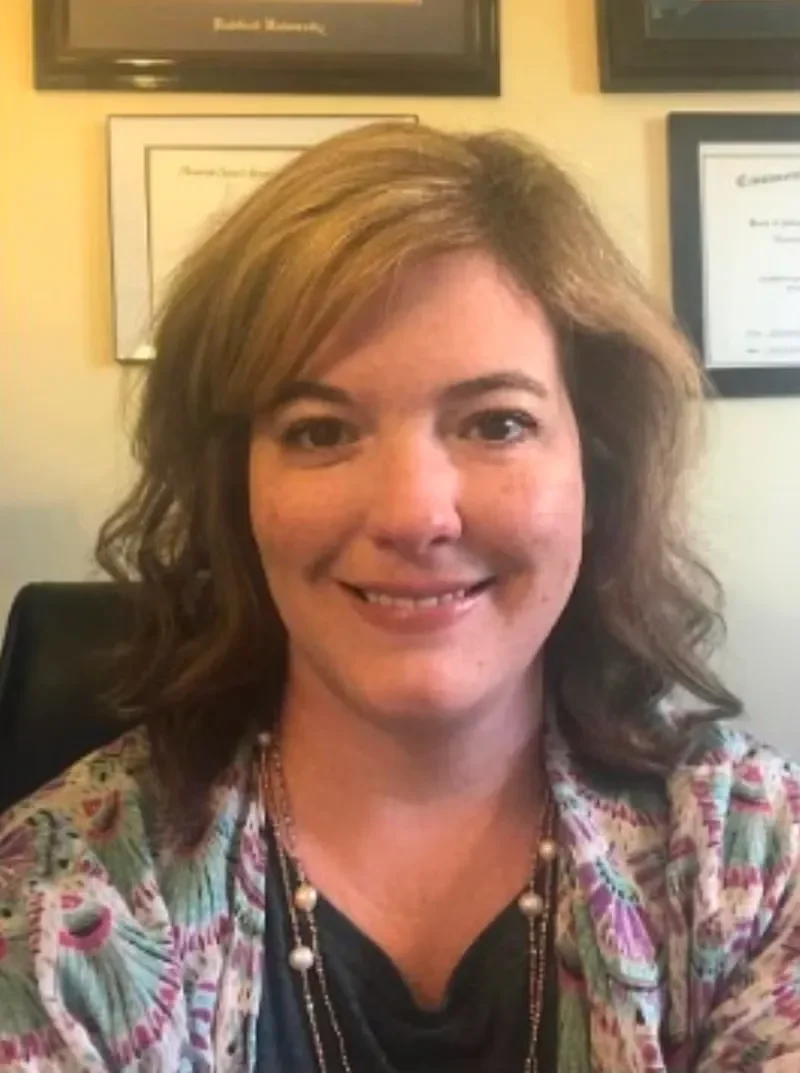 Ami Dean, M.S., CCC-SLP, providing speech therapy in New River Valley, Virginia and virtually across the state