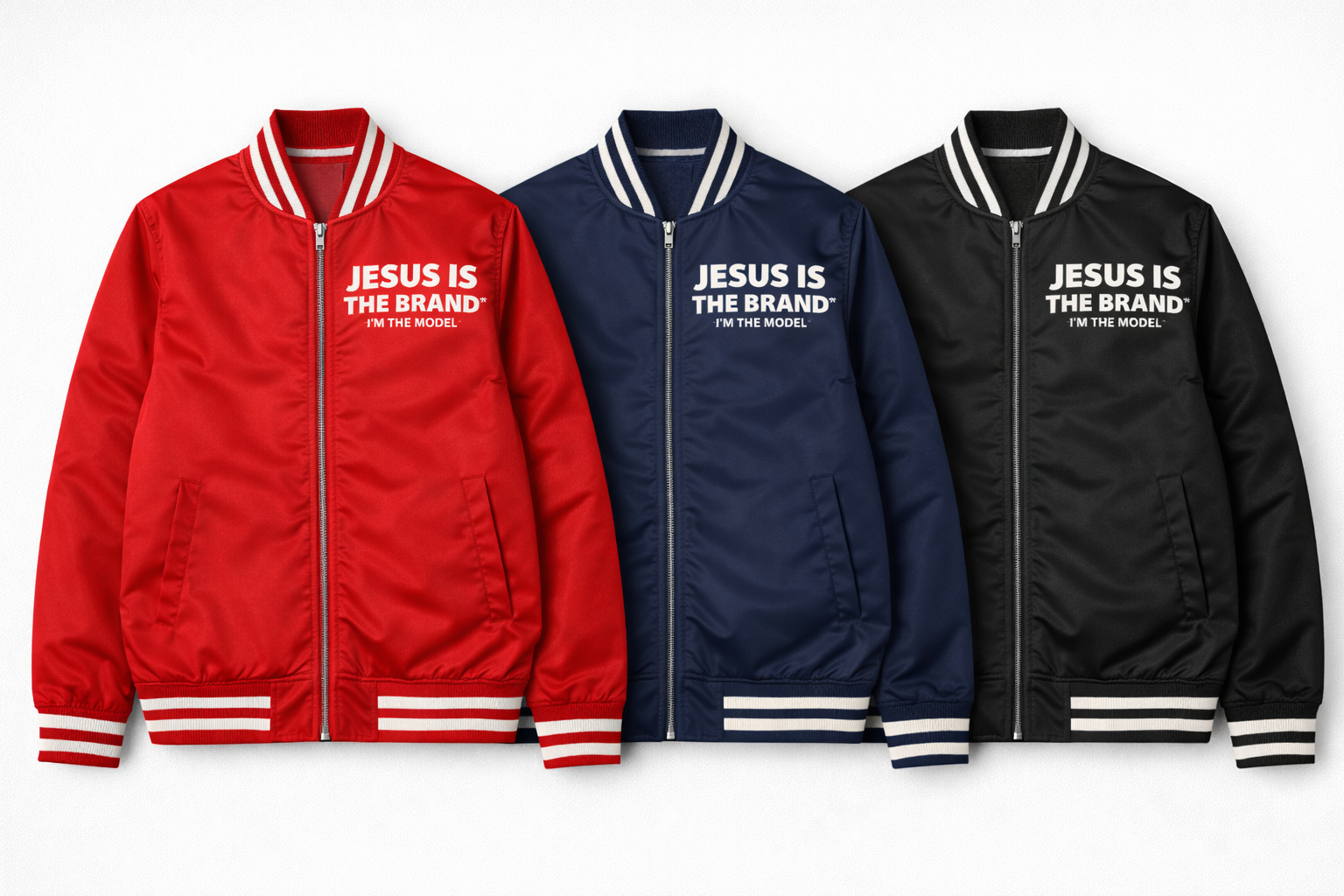 JESUS IS THE BRAND™, I’m the Model (the JESUS League Jacket)