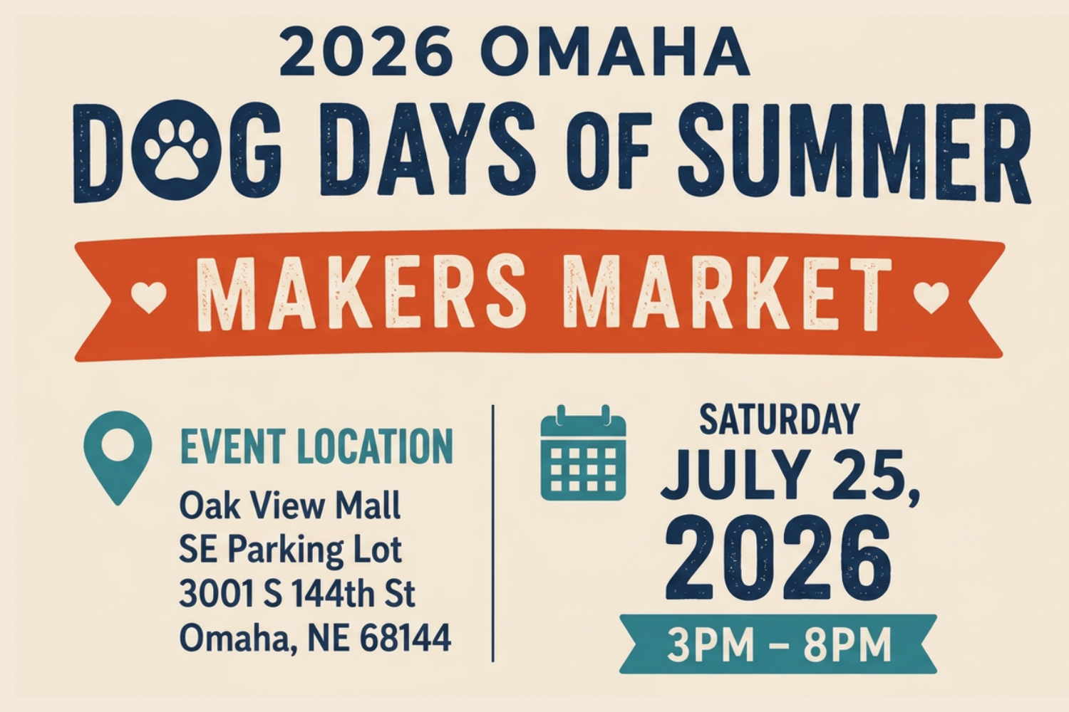 Dog Days of Summer - Millard Maker's Market