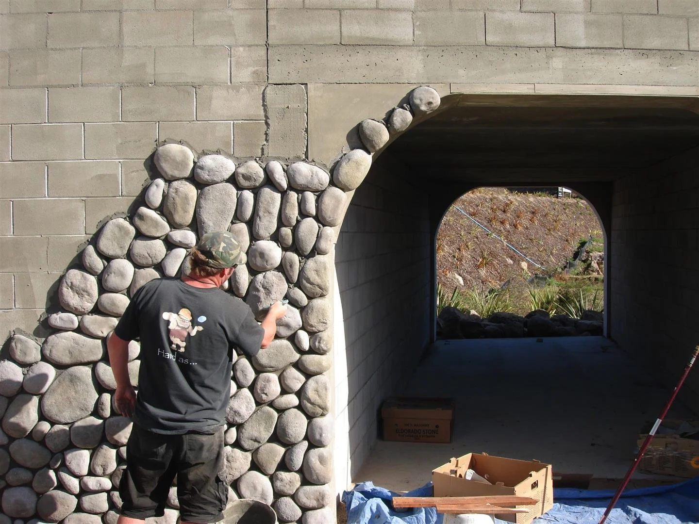 Applying stone.JPG
