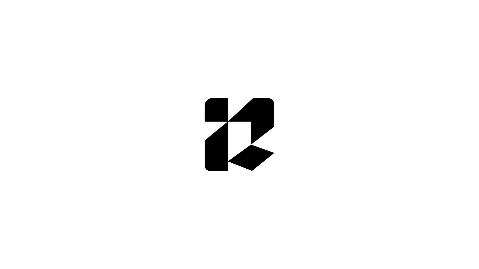Black and white number 12 logo on a white background.