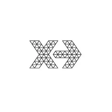 A geometric puzzle piece icon composed of small triangles forming an arrow pointing to the right.