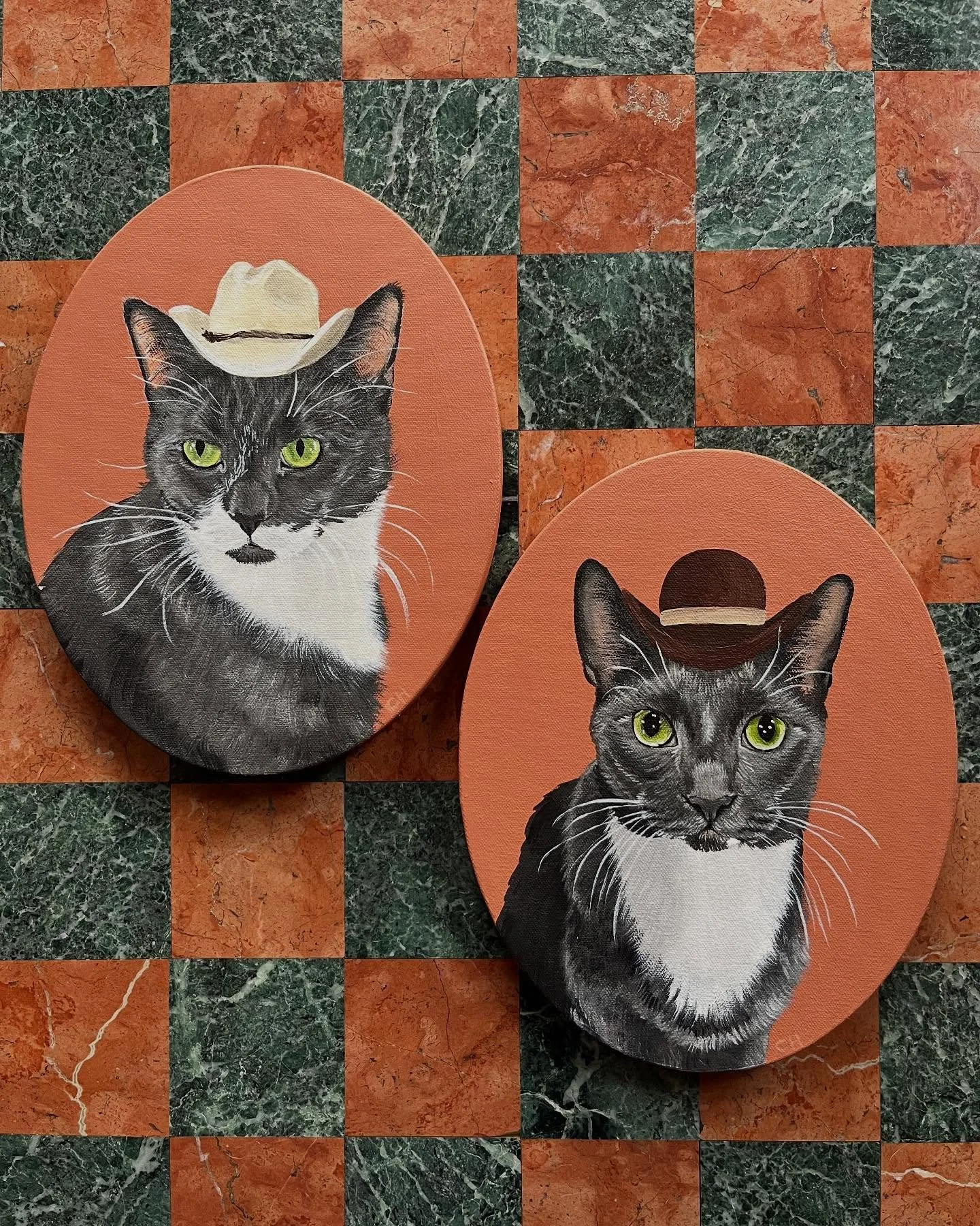 🐴 nutkin &amp; lerni 🐴 two brothers with lonesome dove inspired hats

thanks senneca!