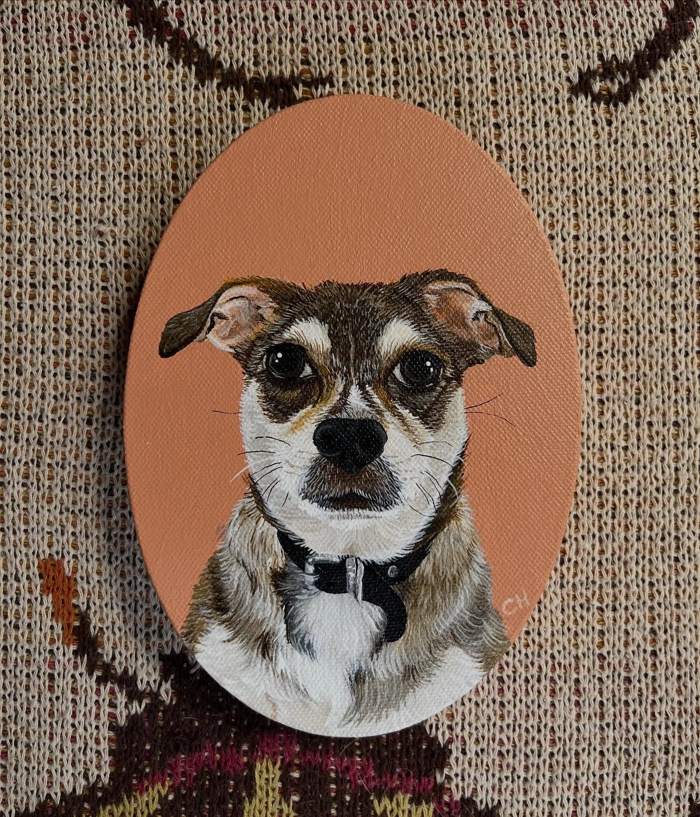 🩰 coco 🩰 another mini portrait commission! thanks, angi 🤍