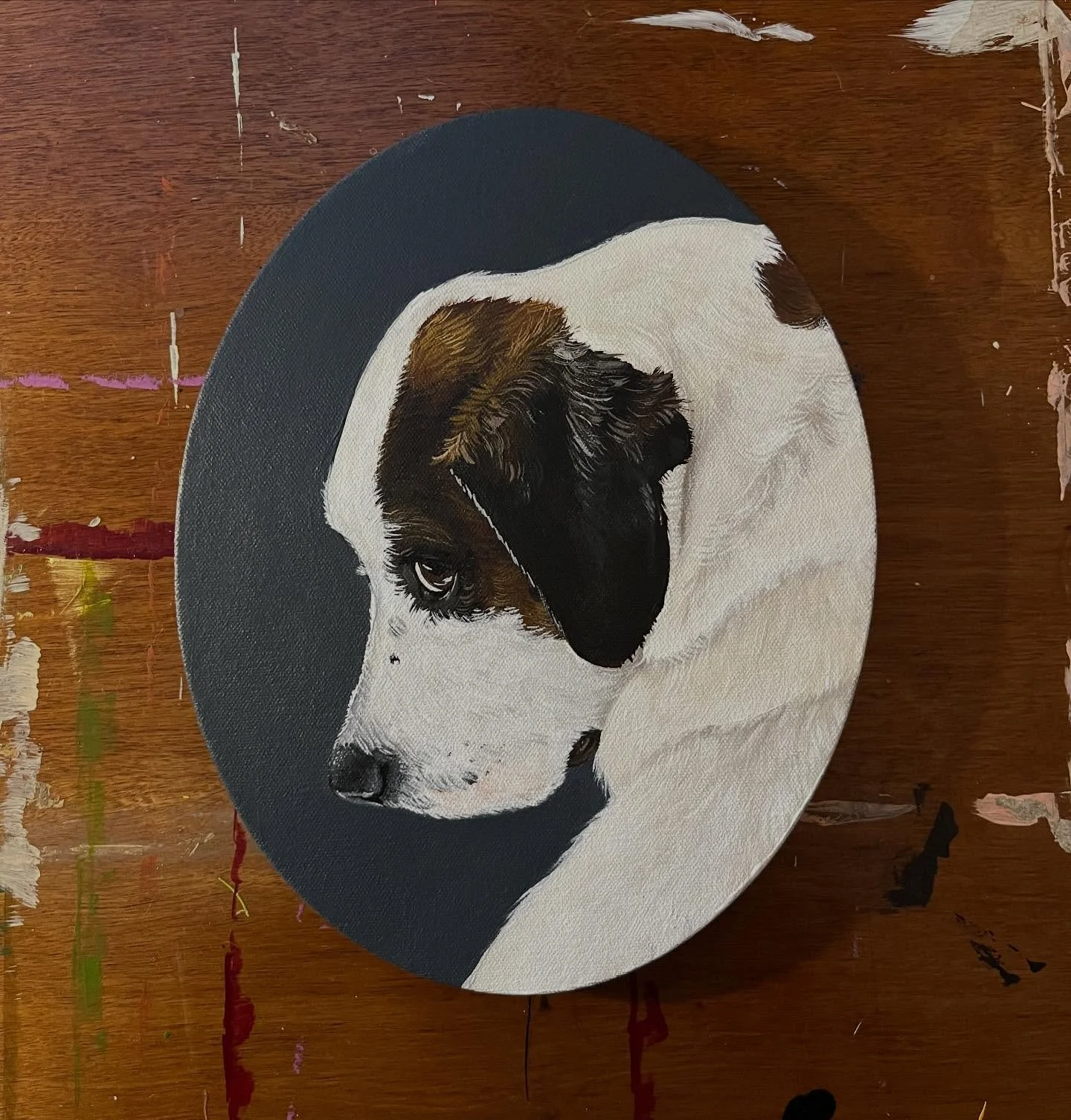 MY SON! first painting i&rsquo;ve made for myself in a few years. ❤️