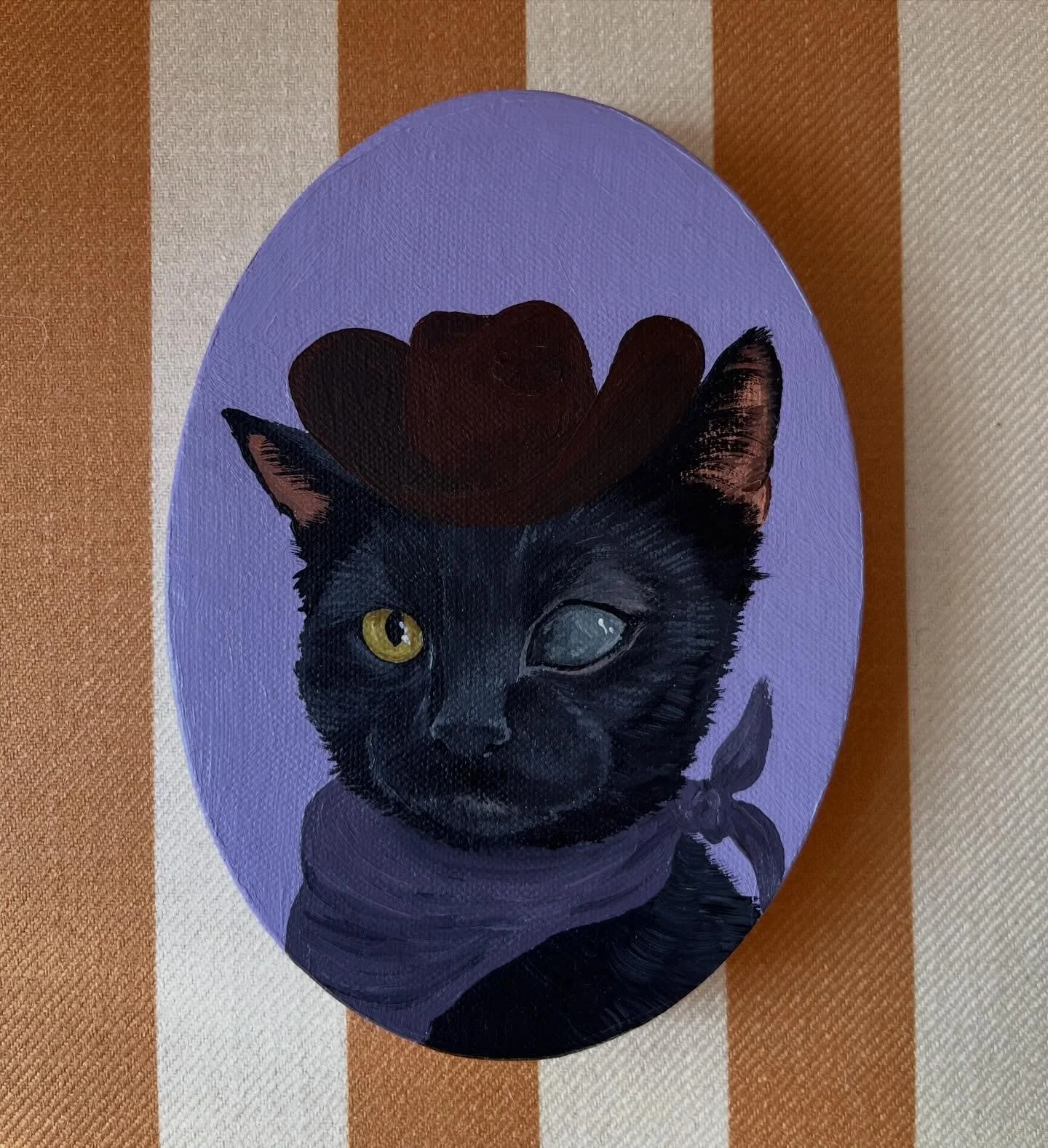 🪻kenny🪻 love doing these 5x7 mini portraits! DM me if you want one 🥺