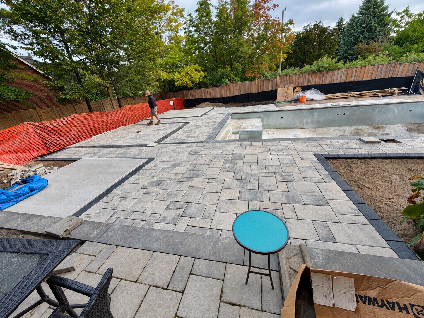 #pool #interlock #backyard #makeover