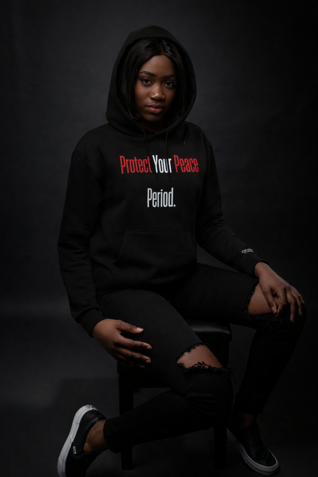 Protect Your Peace. Period. – Oversized Heavyweight Hoodie