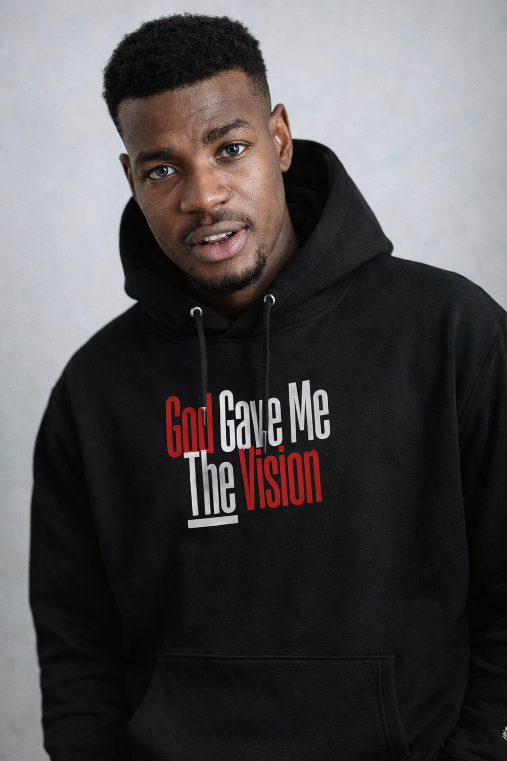 God Gave Me the Vision” Oversized Heavyweight Hoodie