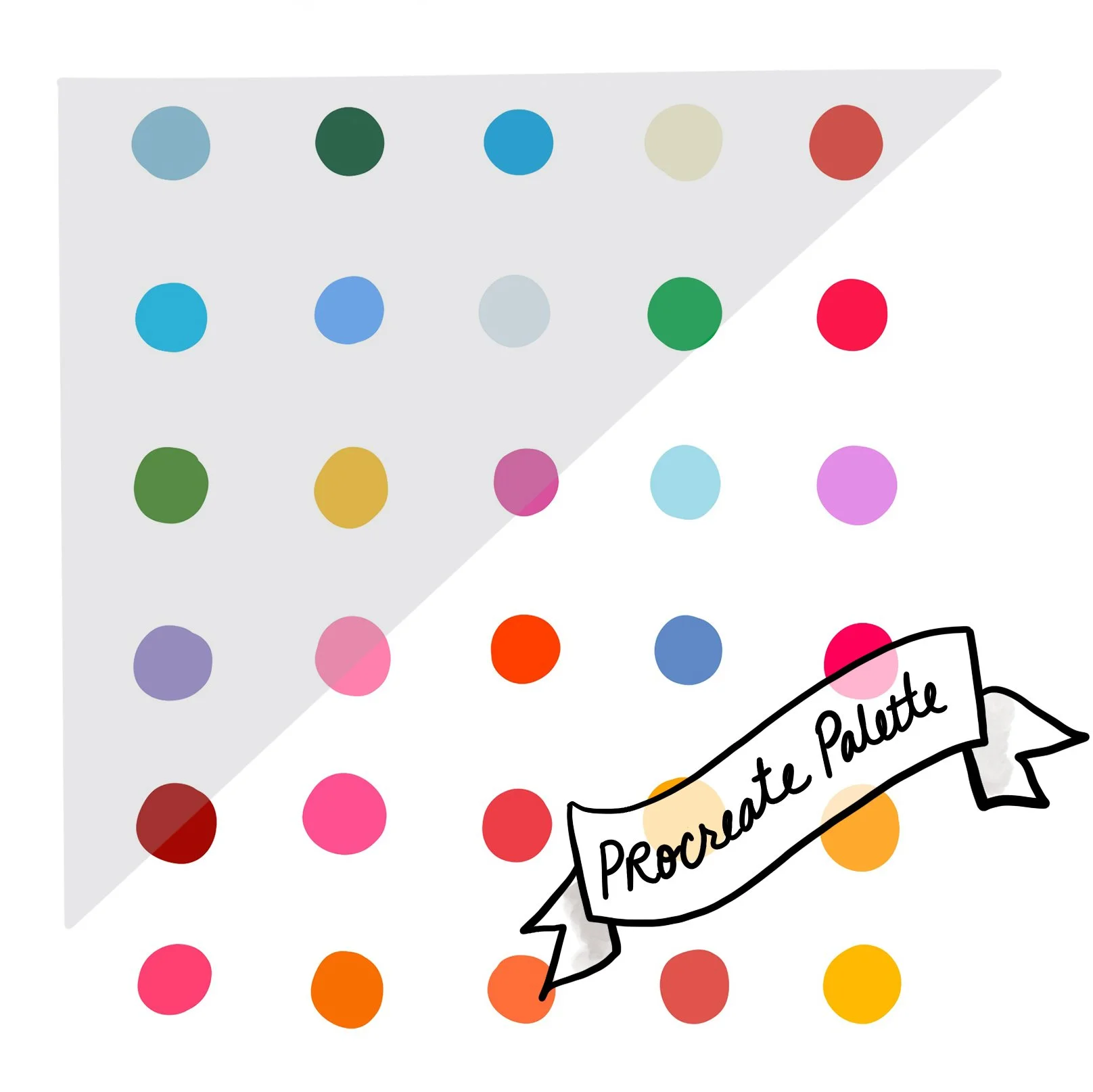 Andy Warhol Procreate Palette