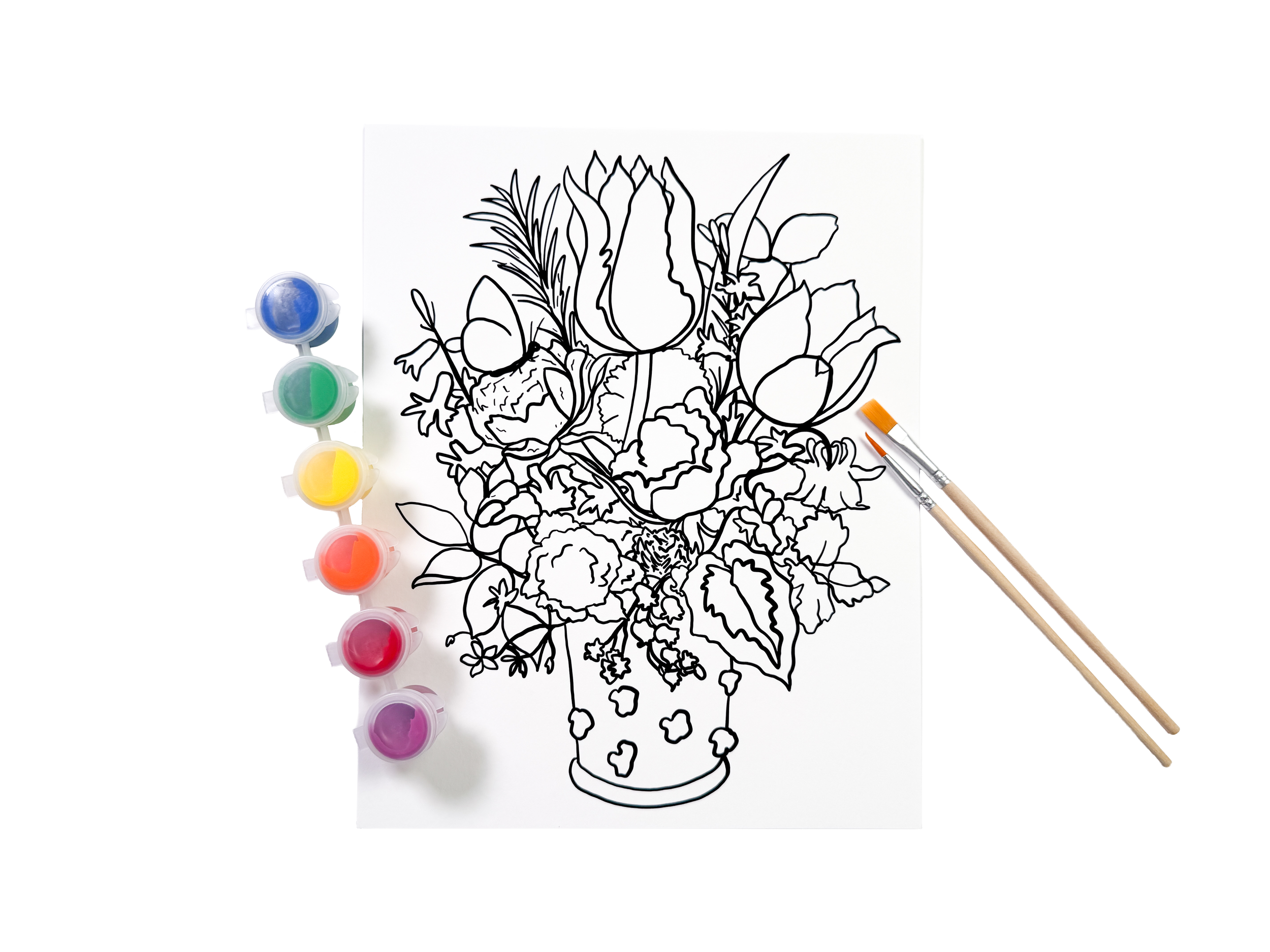 Dutch Floral I Painting Print