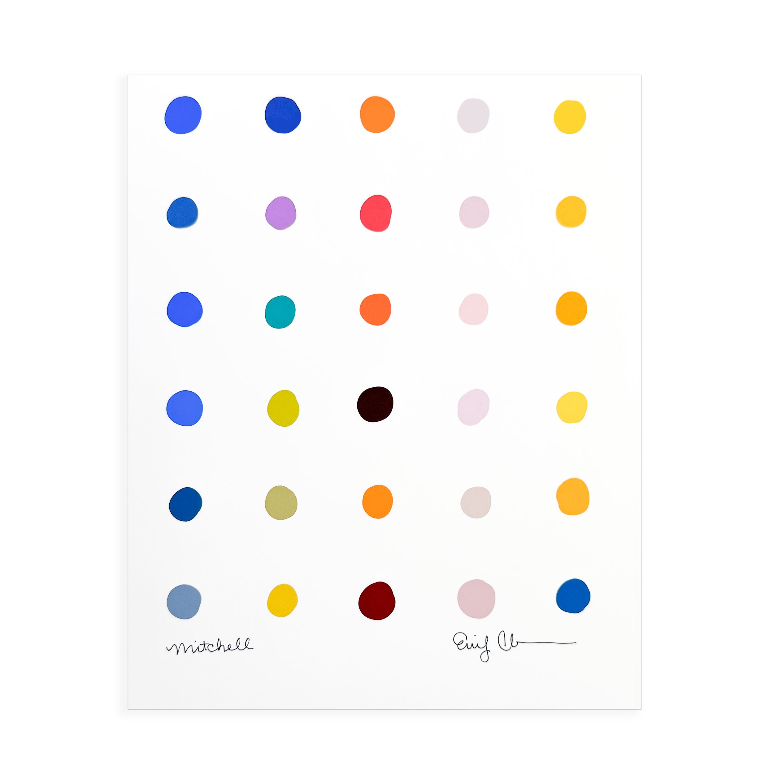 Mitchell Palette Dots Print