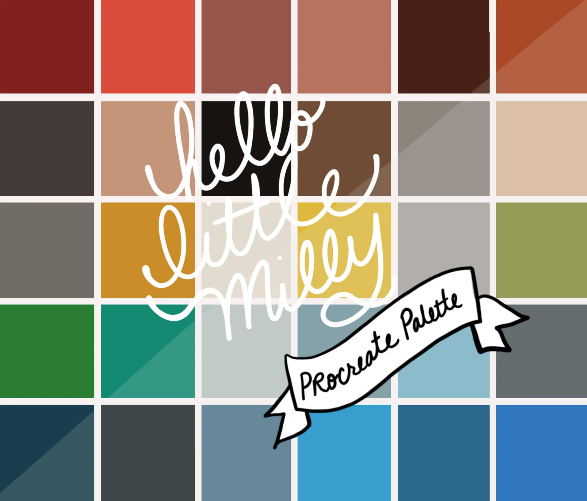 Pablo Picasso Procreate Palette