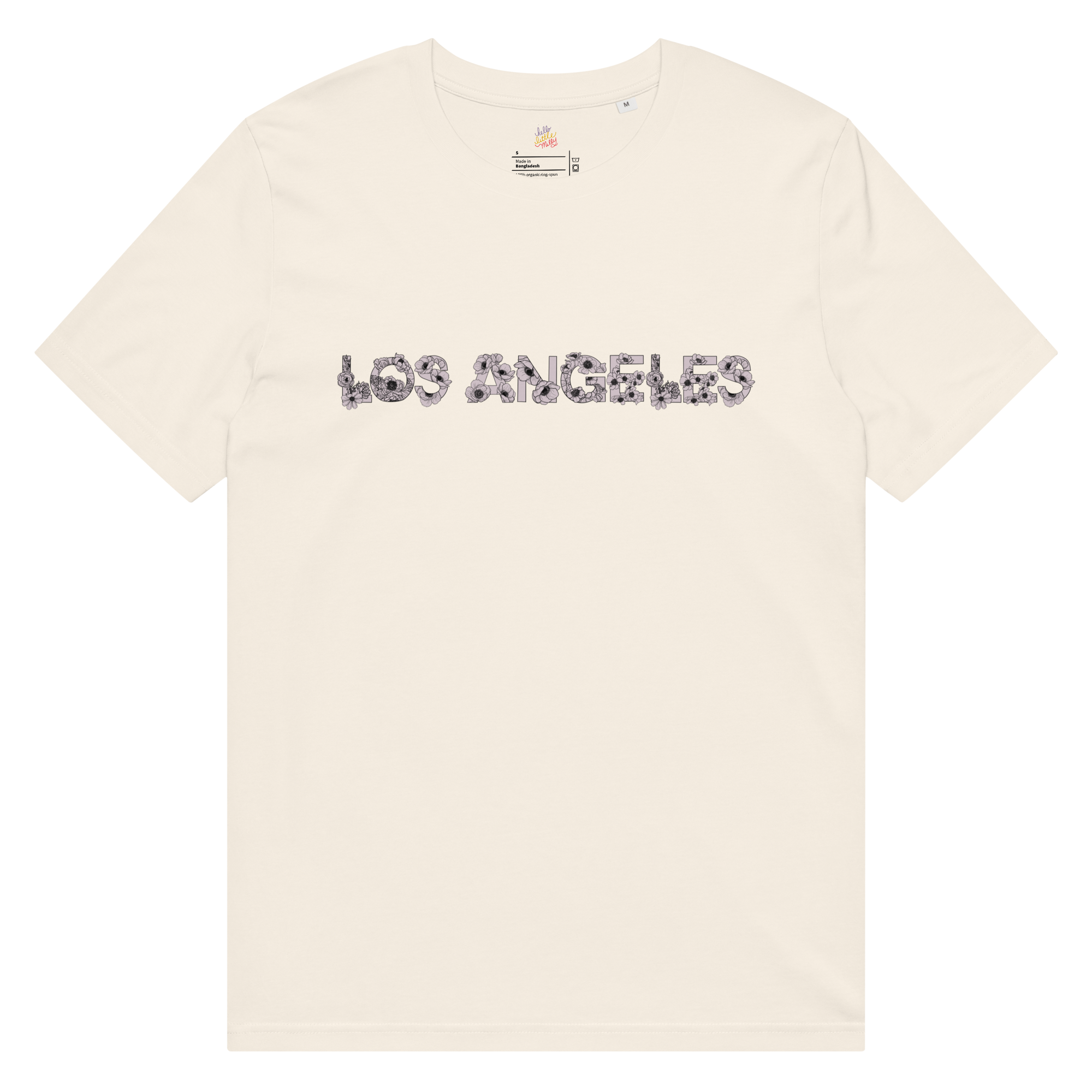 Los Angeles Blooming Alphabet Tee