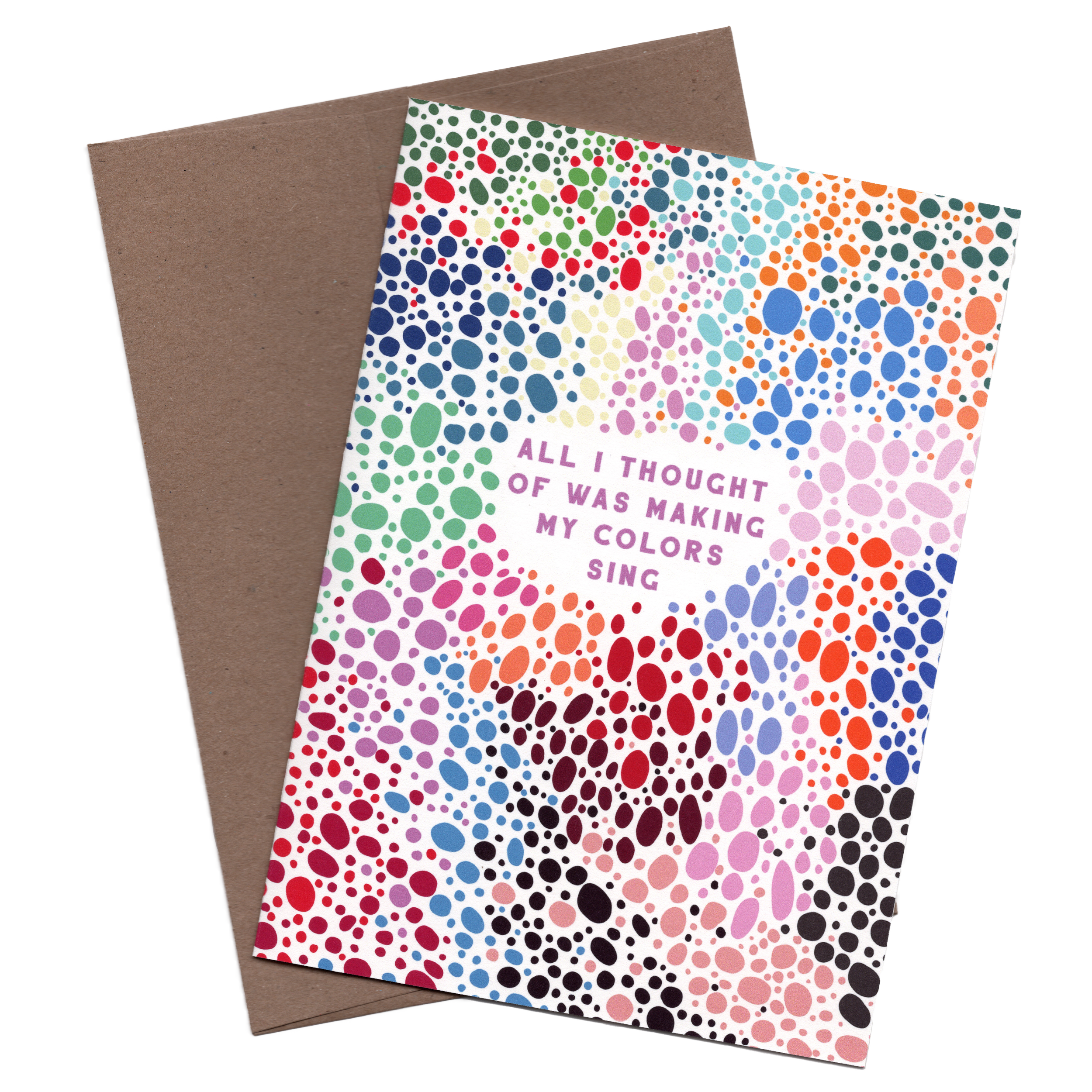 Matisse Palette Quote Card