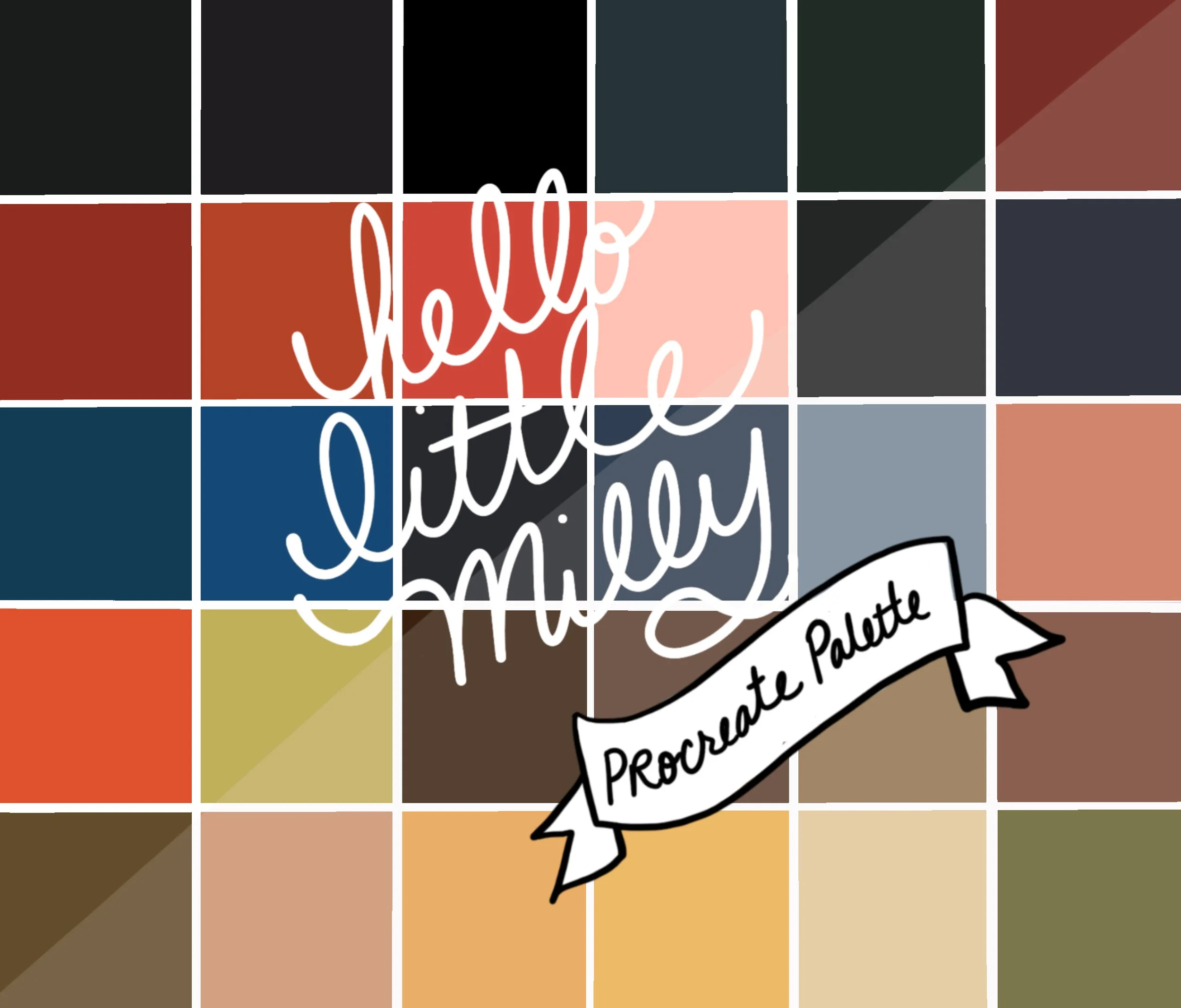 Johannes Vermeer Procreate Palette