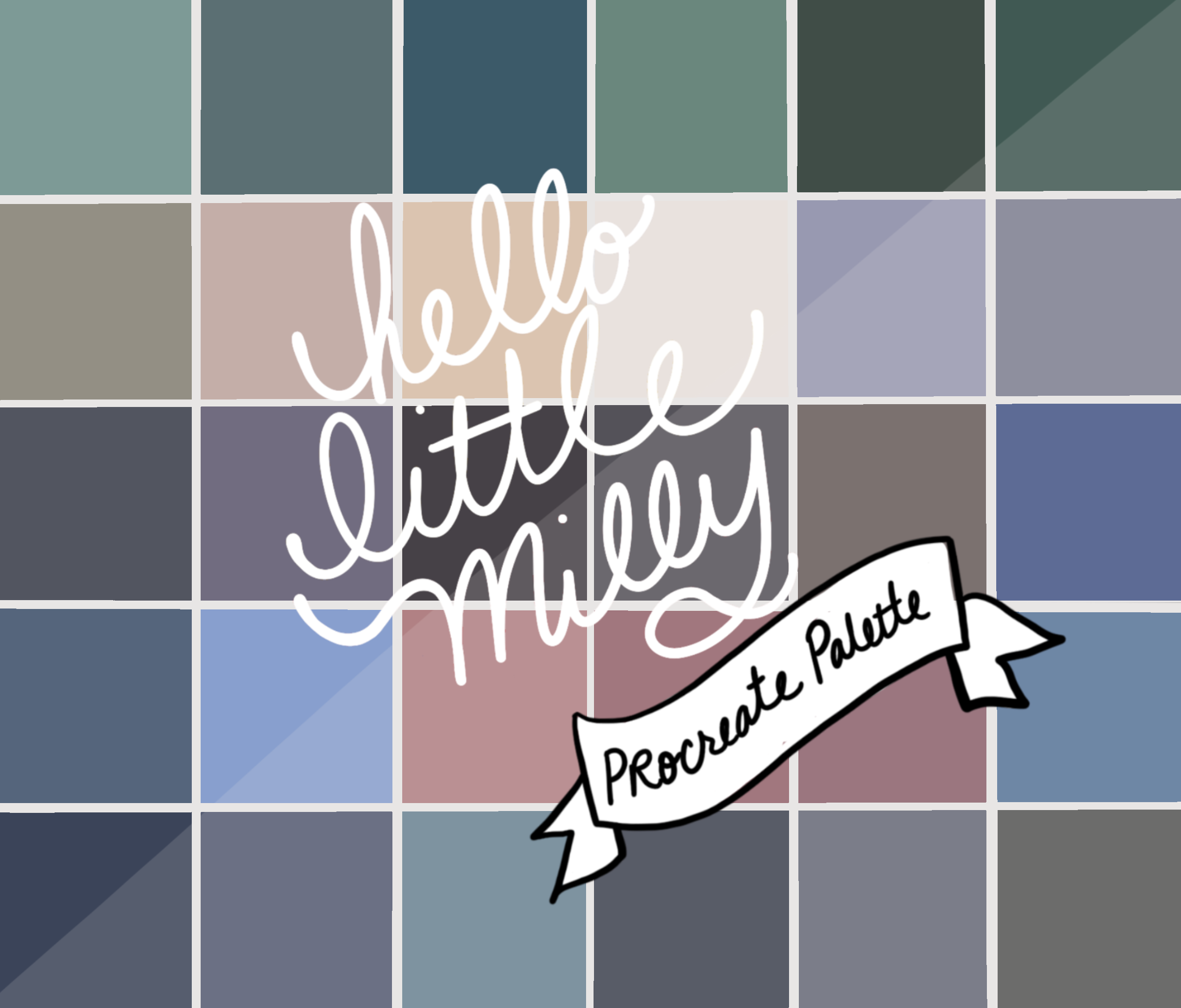 Claude Monet Procreate Palette