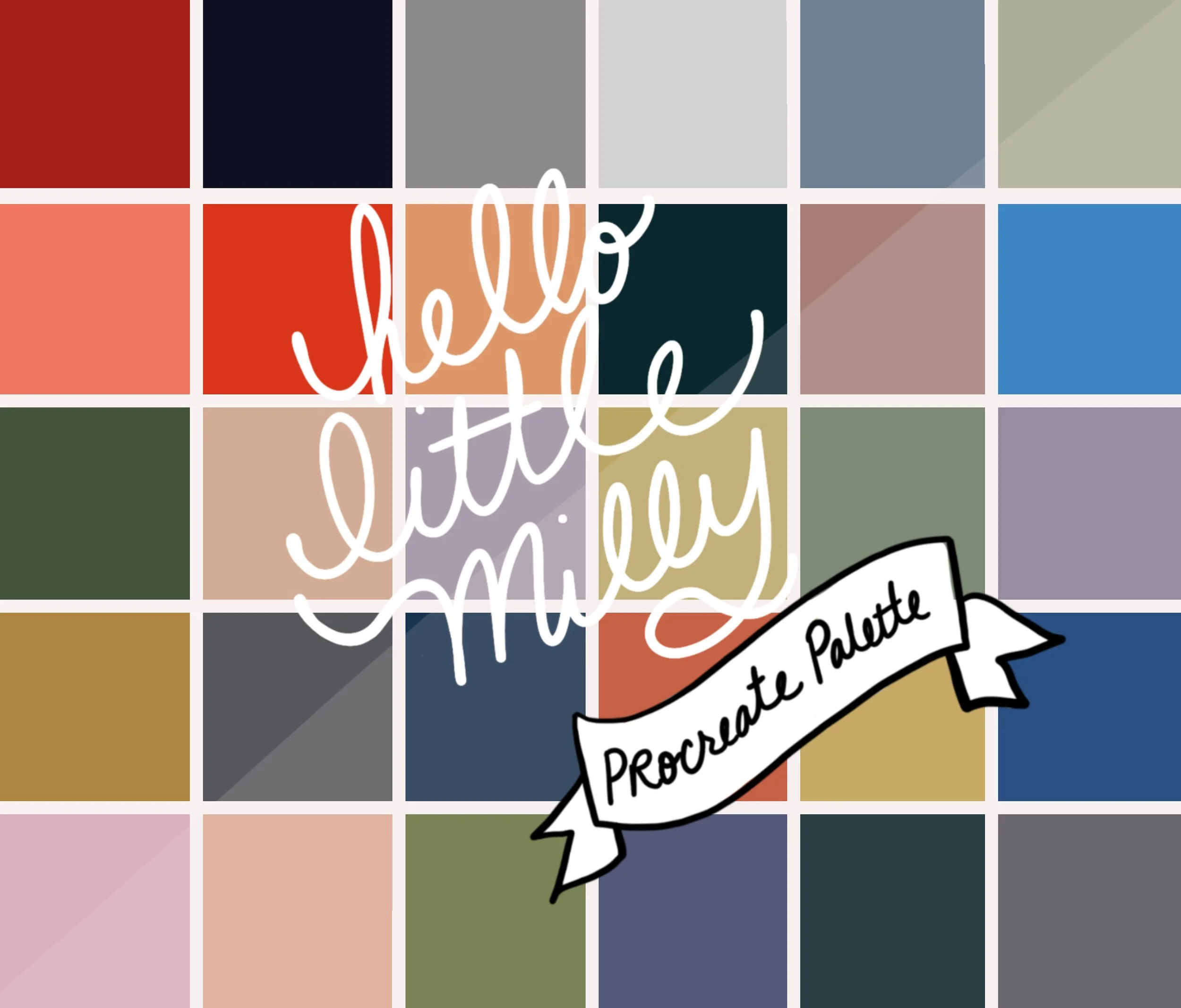 Auguste Renoir Procreate Palette