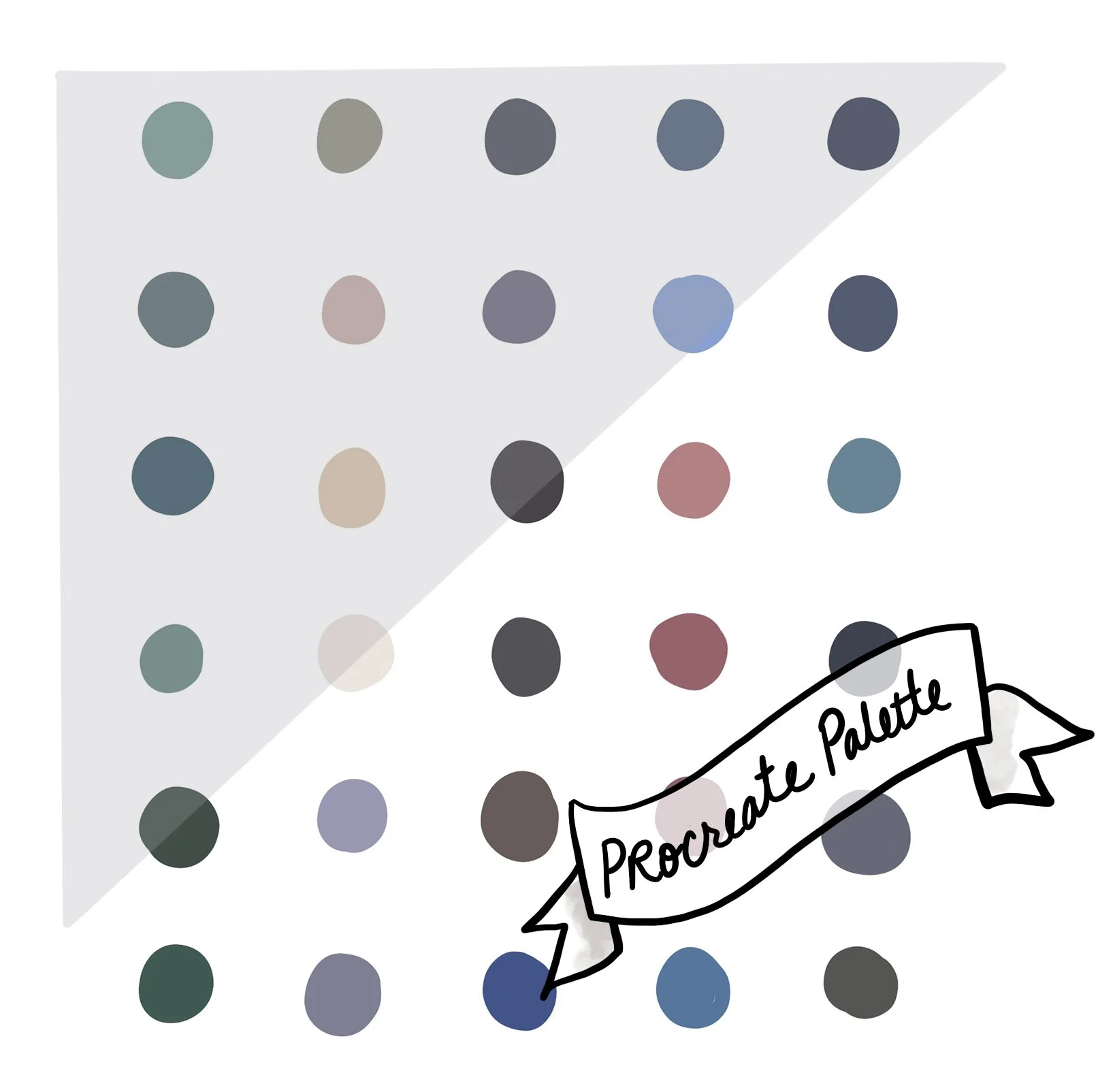 Claude Monet Procreate Palette