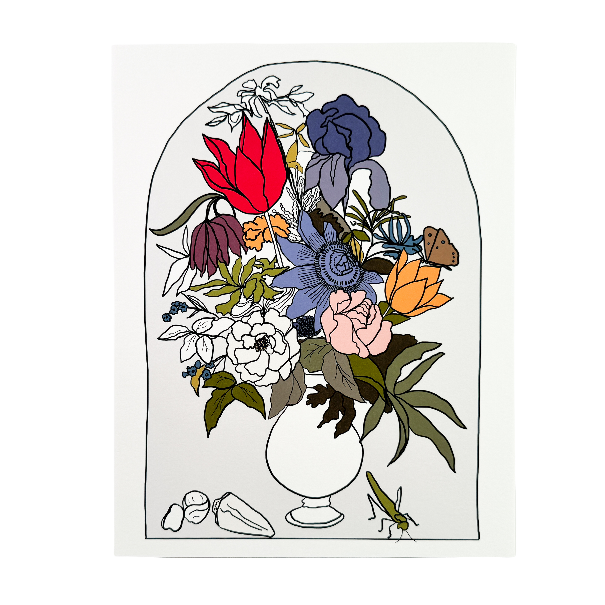 Dutch Floral XVII Print