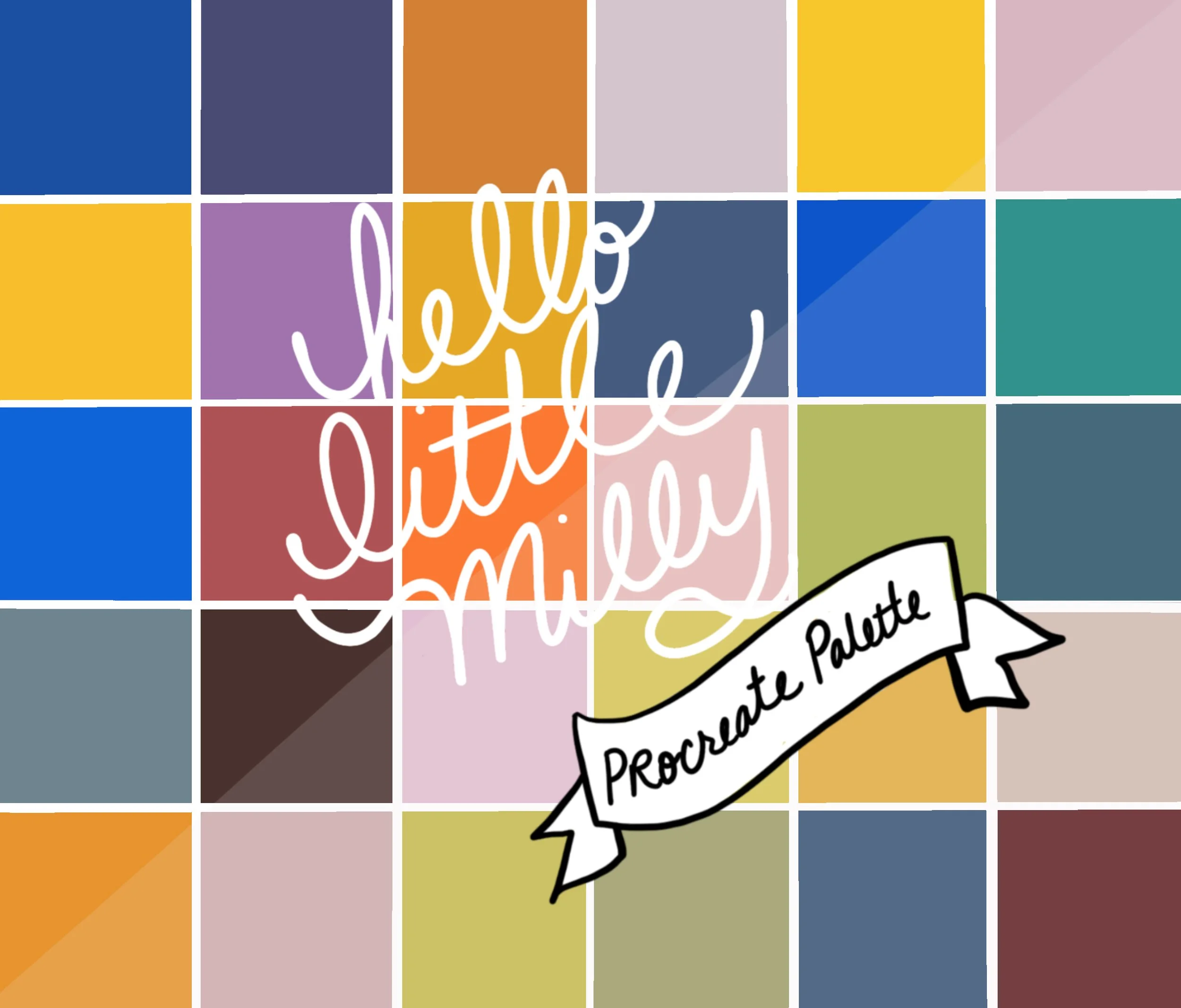 Joan Mitchell Procreate Palette