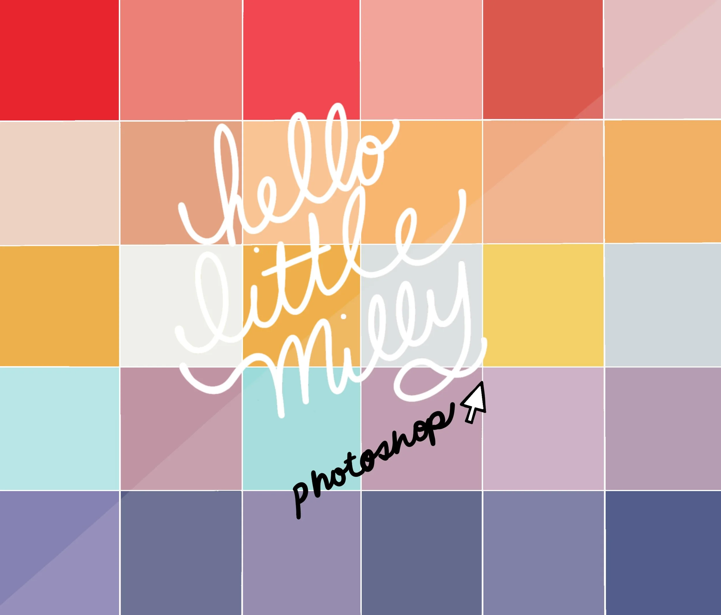 Photoshop Palette: LA Summer