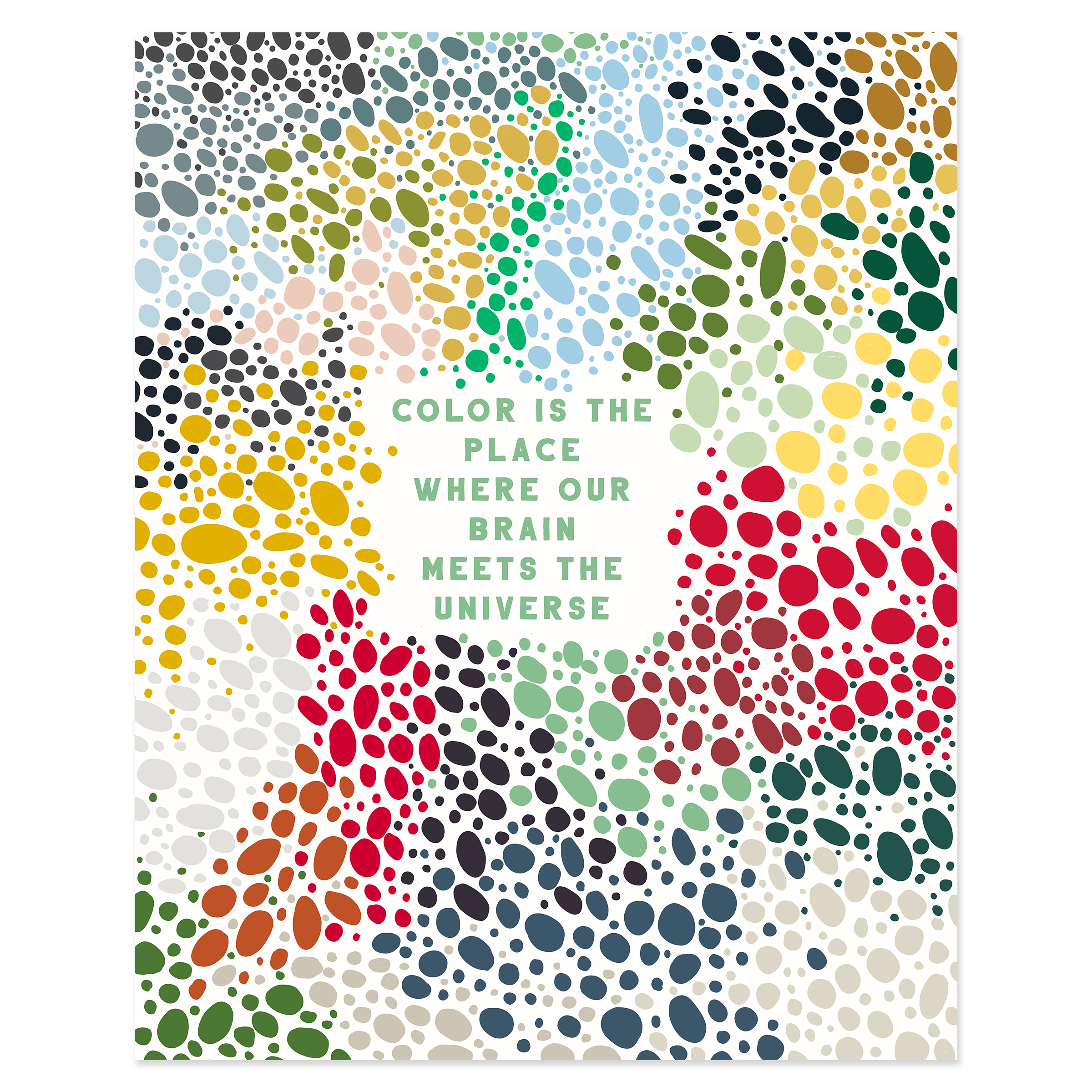 Cezanne Quote Palette Print