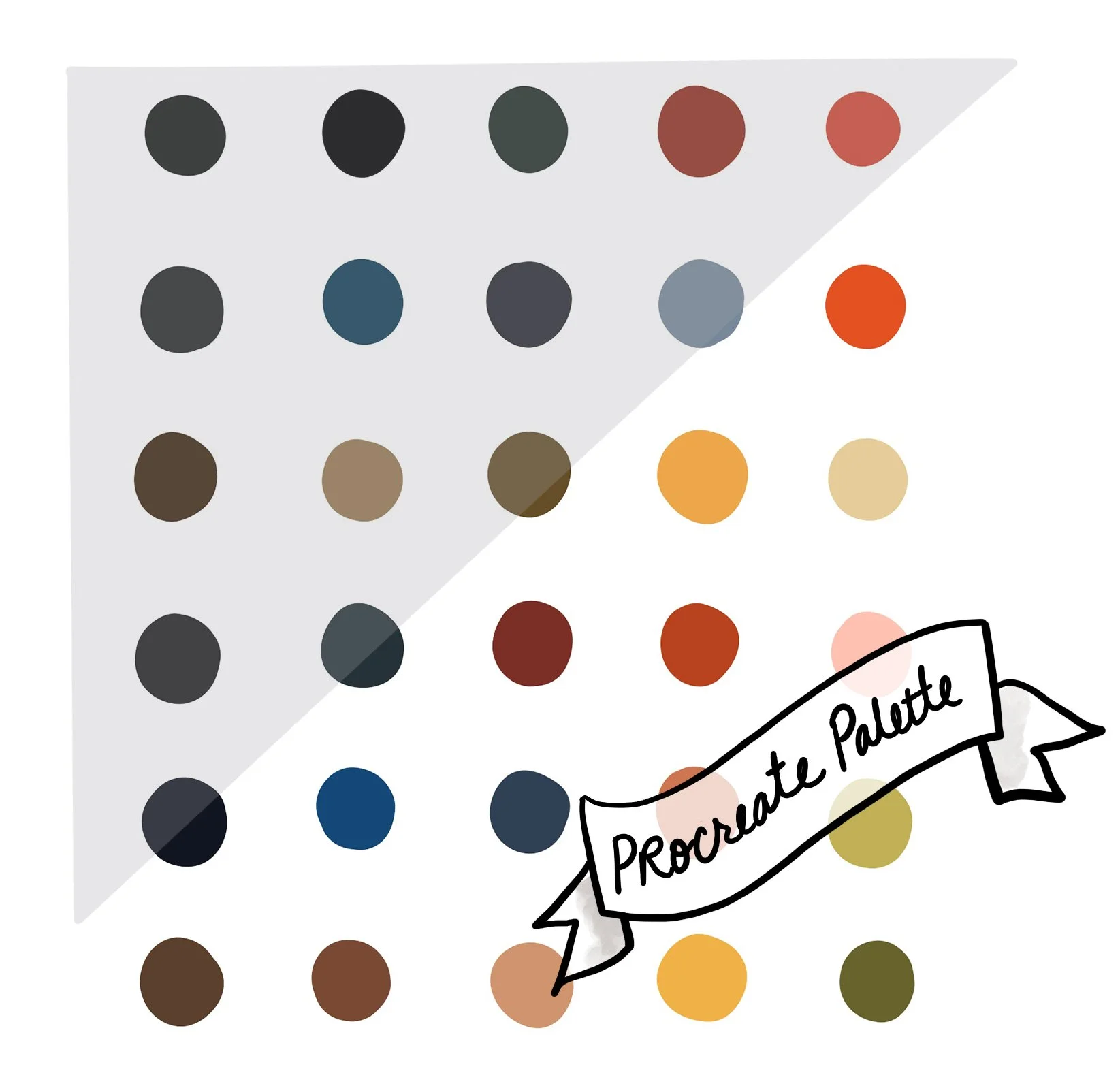 Johannes Vermeer Procreate Palette