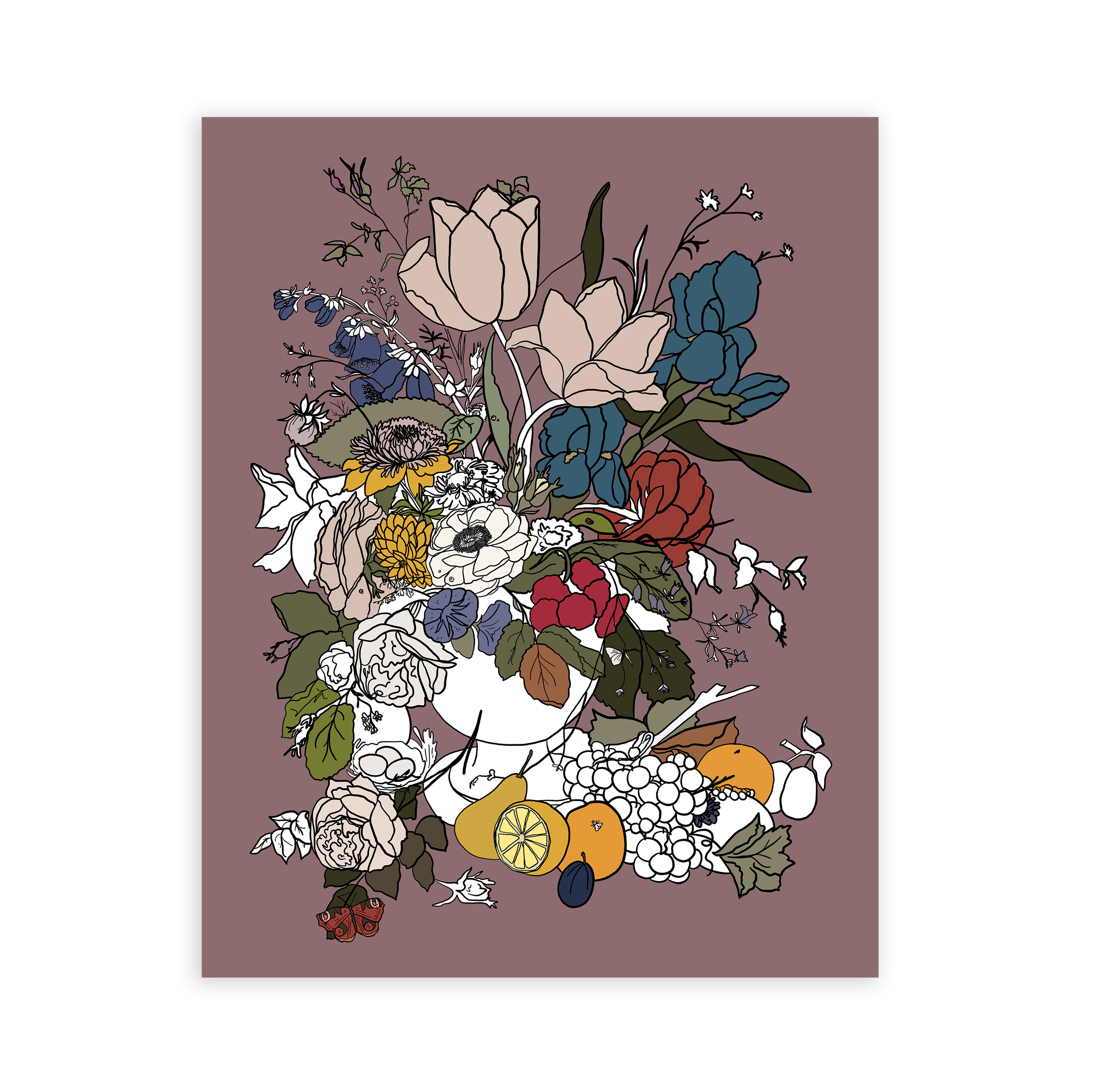 Dutch Floral XIX Print