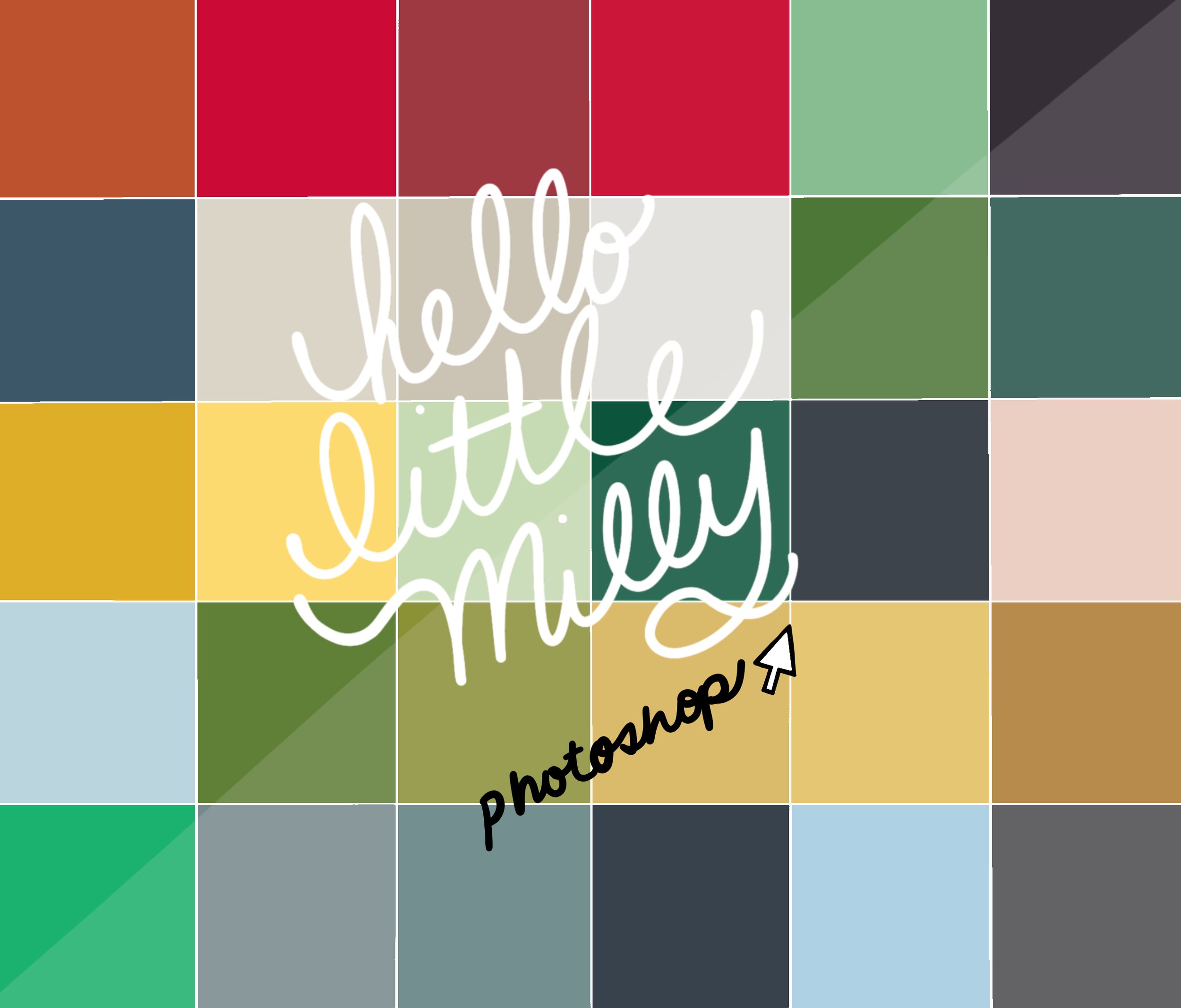 Photoshop Palette: Cezanne