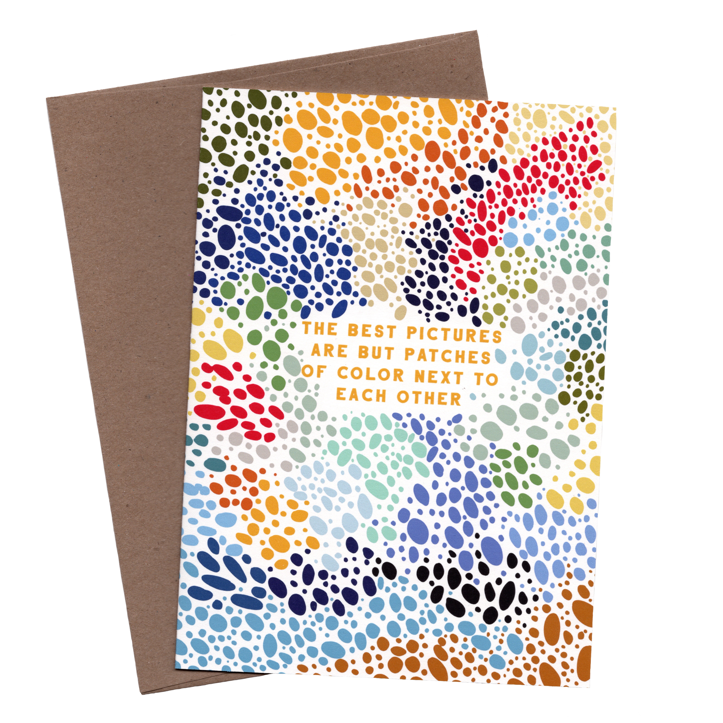 van Gogh Palette Quote Card