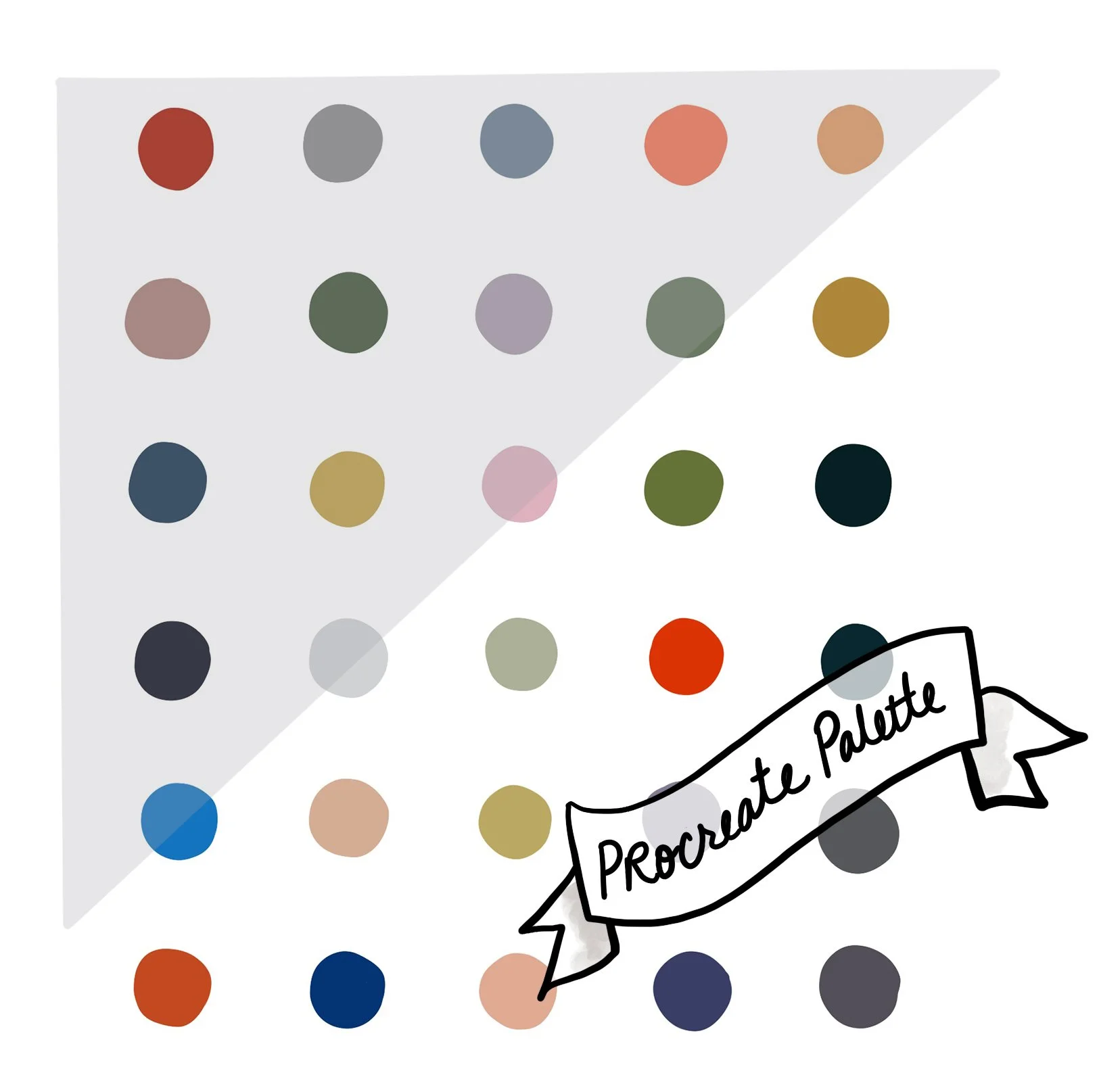 Auguste Renoir Procreate Palette